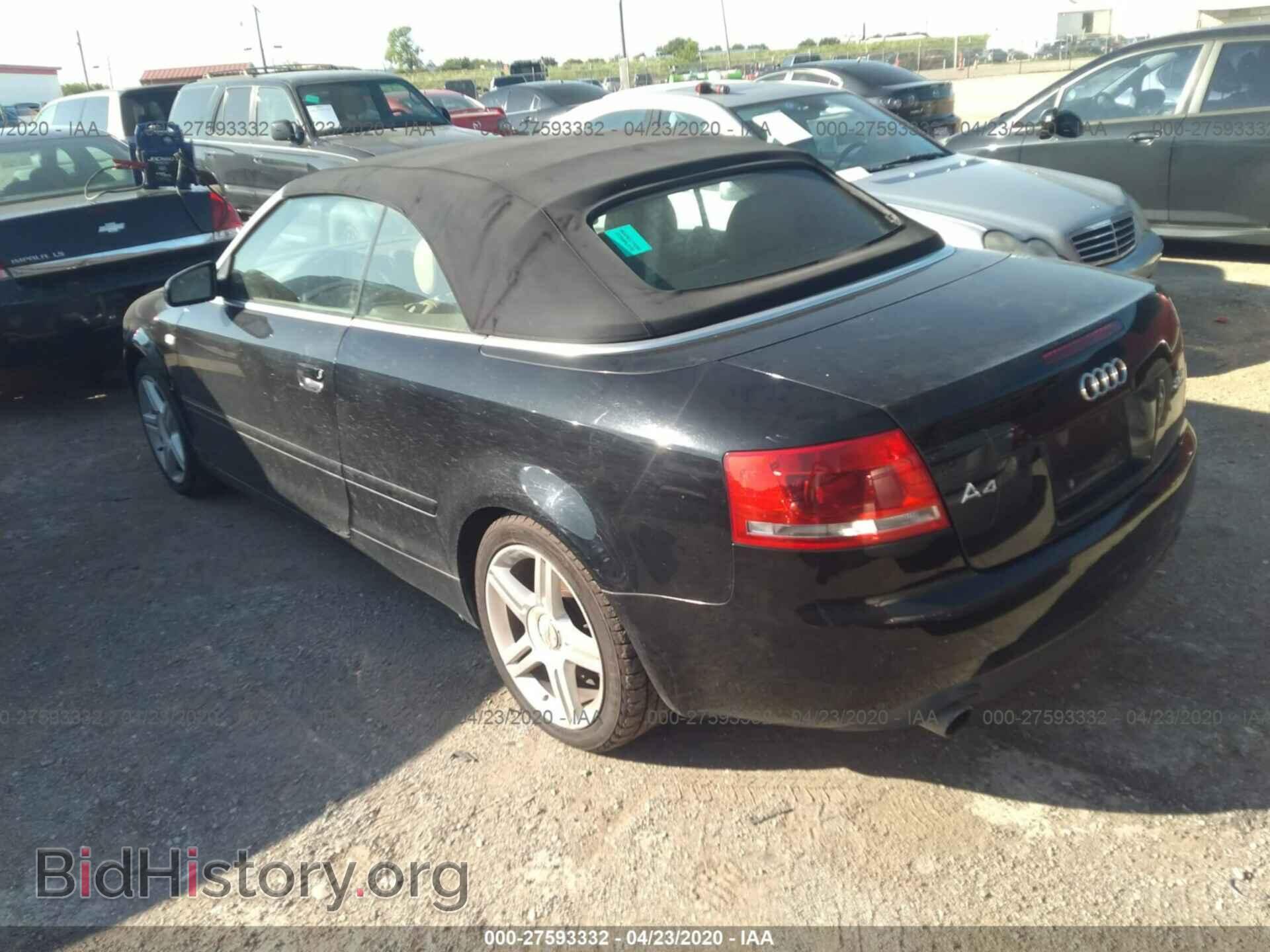 2007 AUDI A4 - VIN: WAUDF48H47K030504 - Фото 3