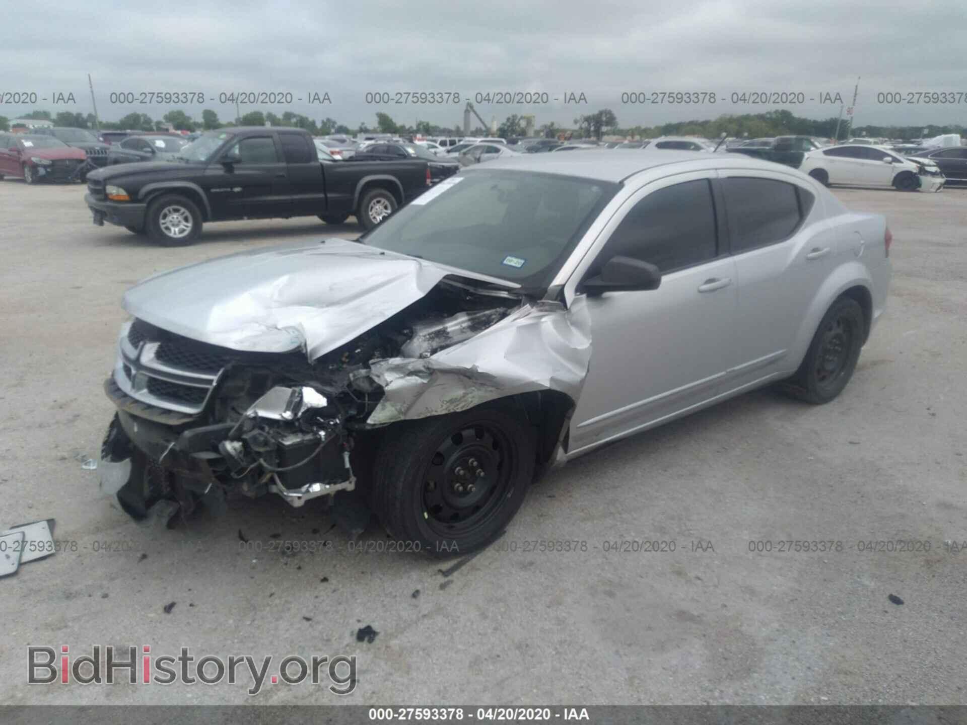 2012 DODGE AVENGER - VIN: 1C3CDZAG7CN310188 - Фото 2