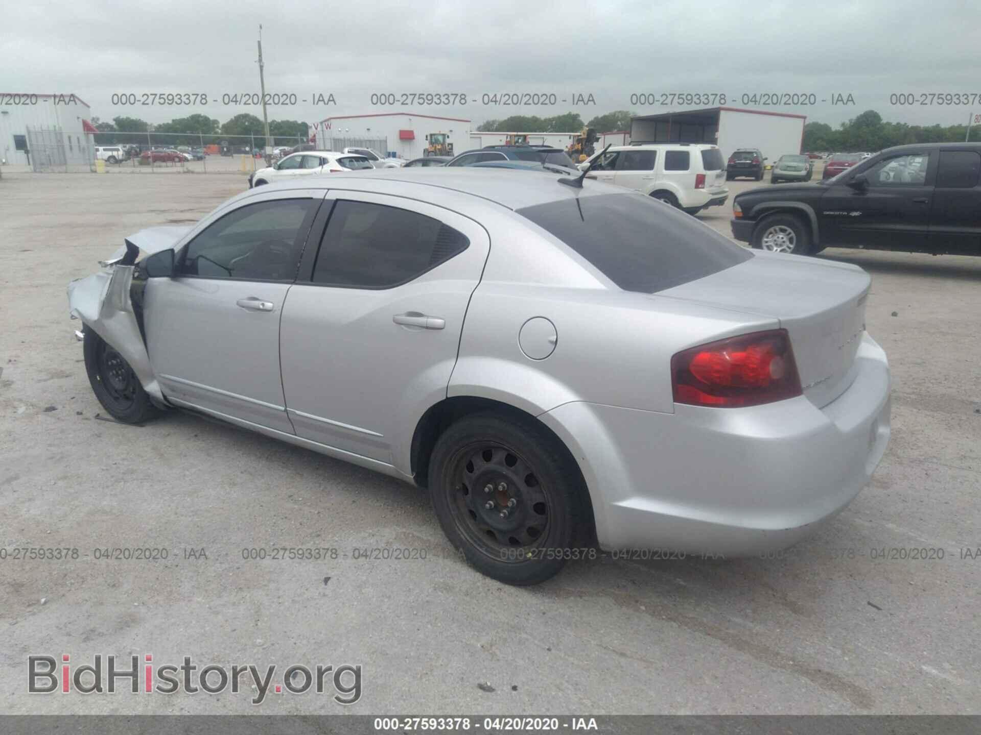 2012 DODGE AVENGER - VIN: 1C3CDZAG7CN310188 - Фото 3