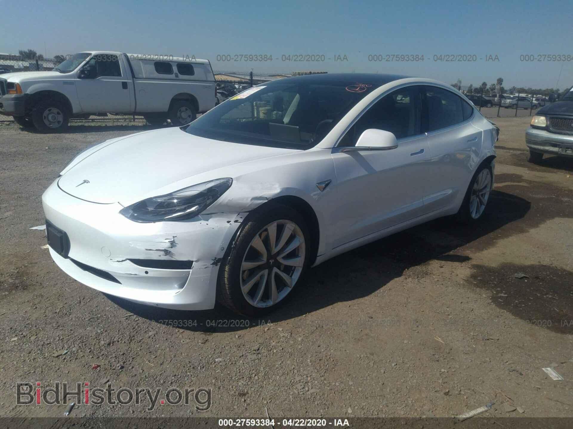 2018 TESLA MODEL 3 - VIN: 5YJ3E1EAXJF165076 - Фото 2