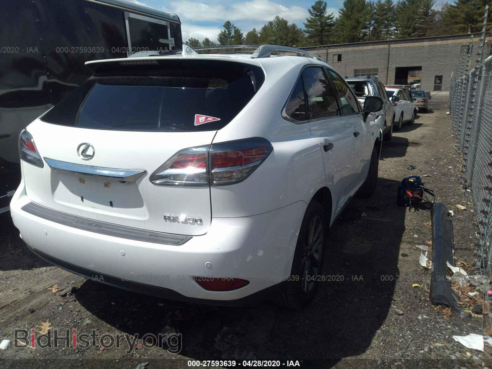 2015 LEXUS RX - VIN: 2T2BK1BA7FC305584 - Фото 4