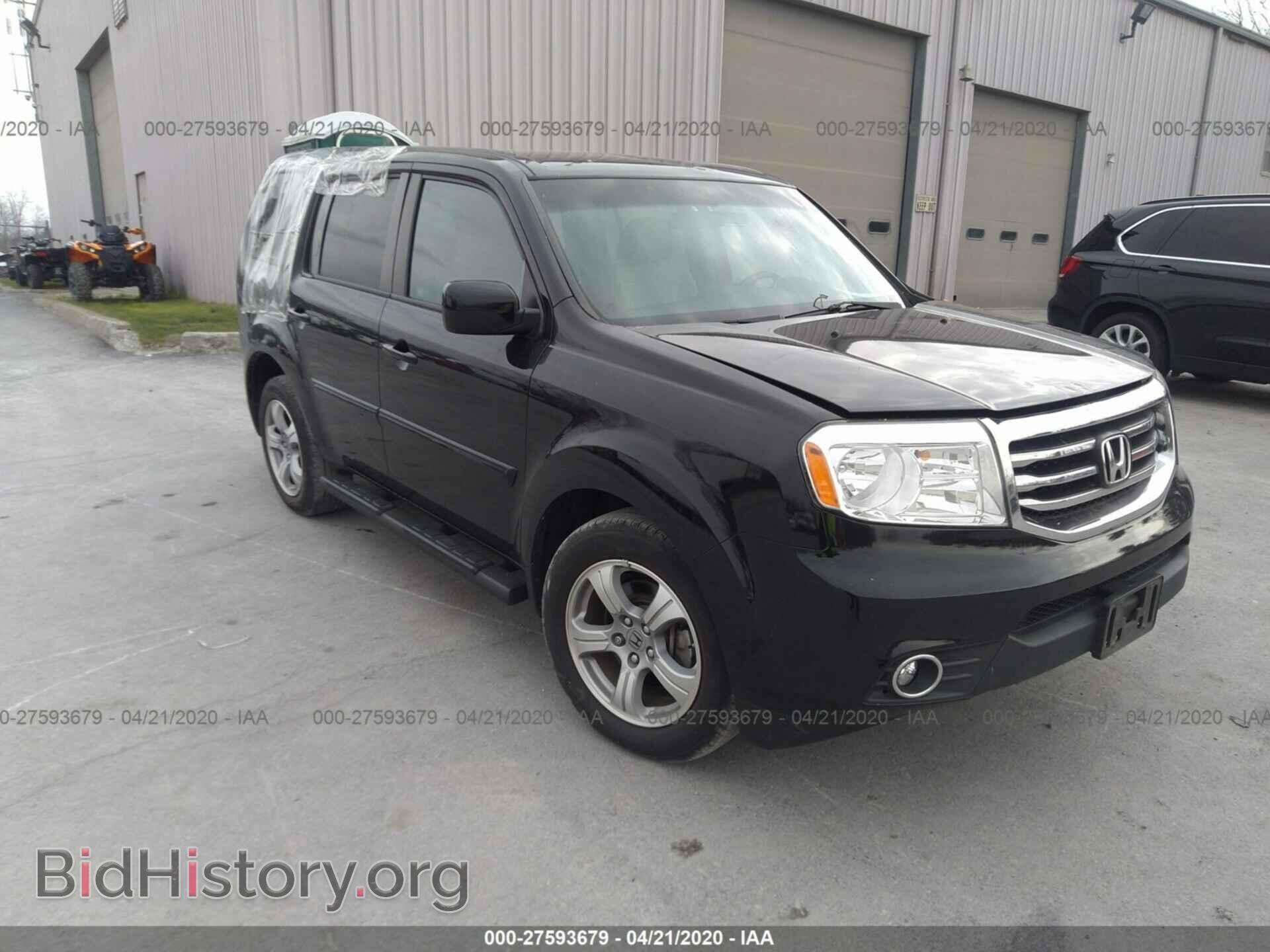 Фотография 5FNYF4H47CB009641 - HONDA PILOT 2012