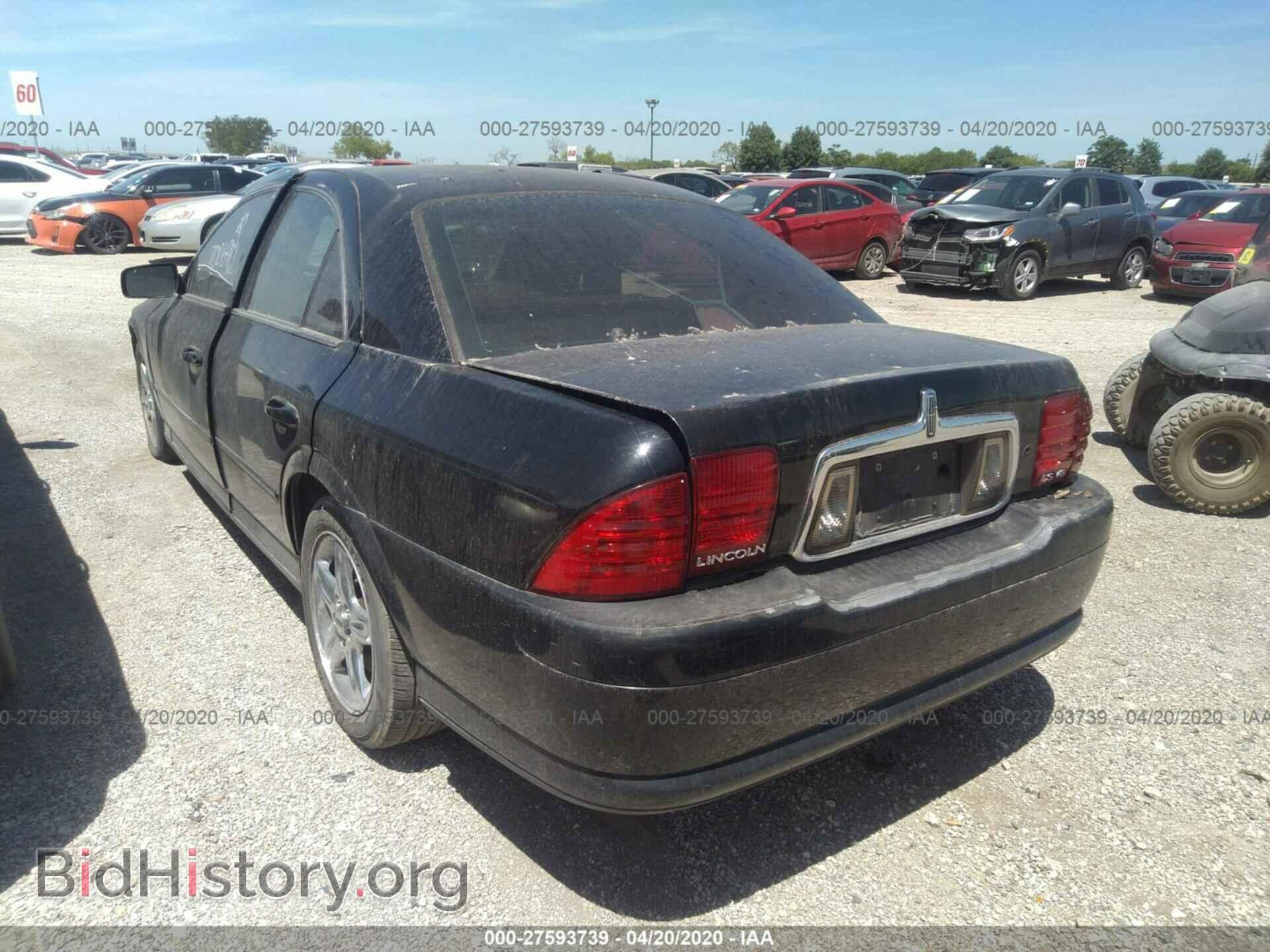 2001 LINCOLN LS - VIN: 1LNHM87A51Y702690 - Фото 3