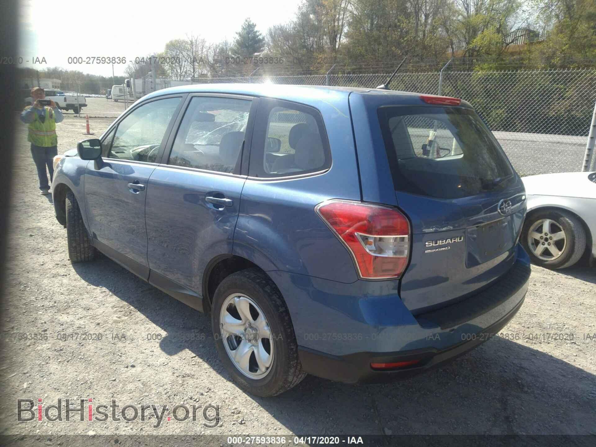 2015 SUBARU FORESTER - VIN: JF2SJAAC8FH432884 - Фото 3