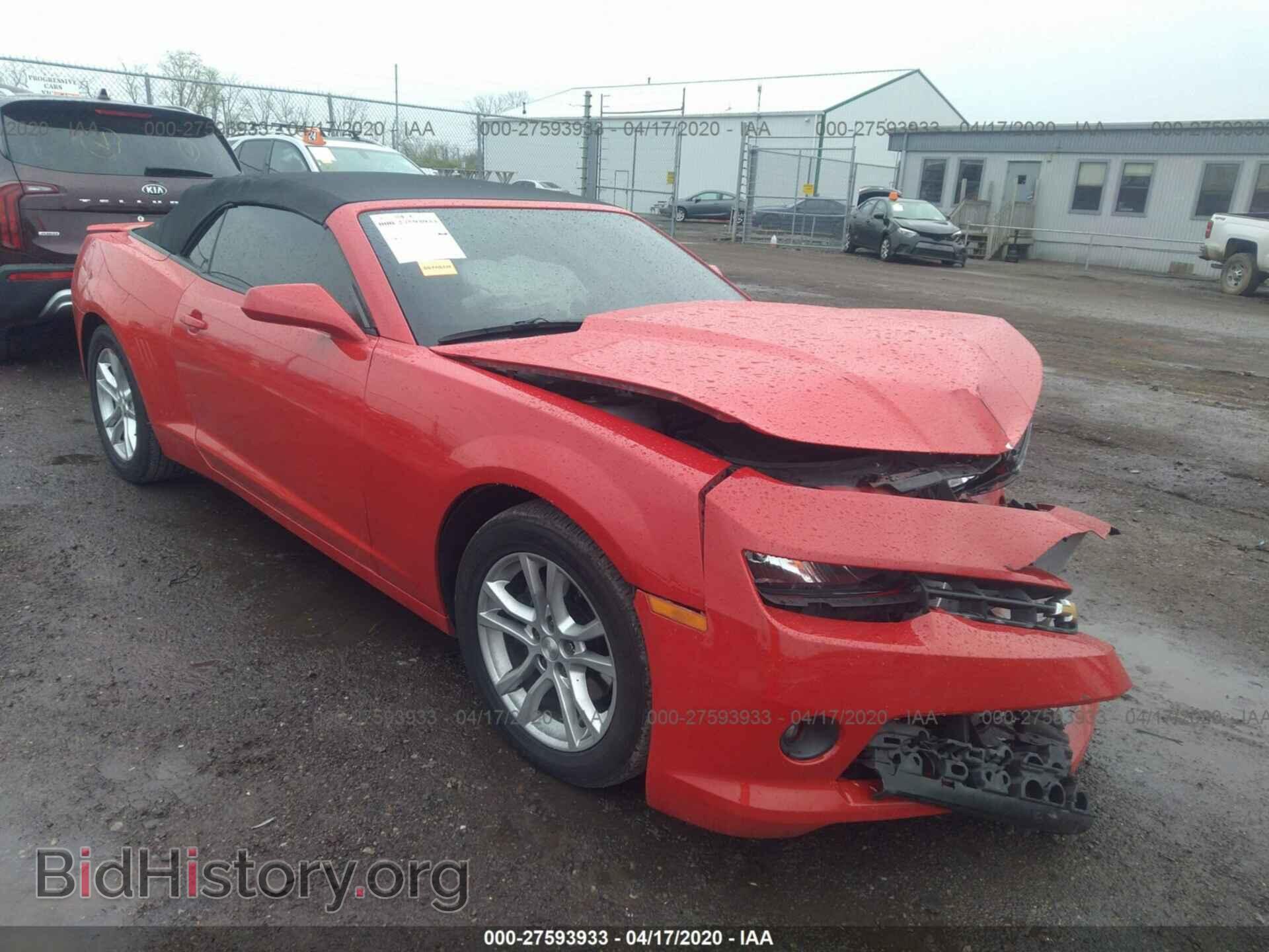 Photo 2G1FB3D39E9135509 - CHEVROLET CAMARO 2014
