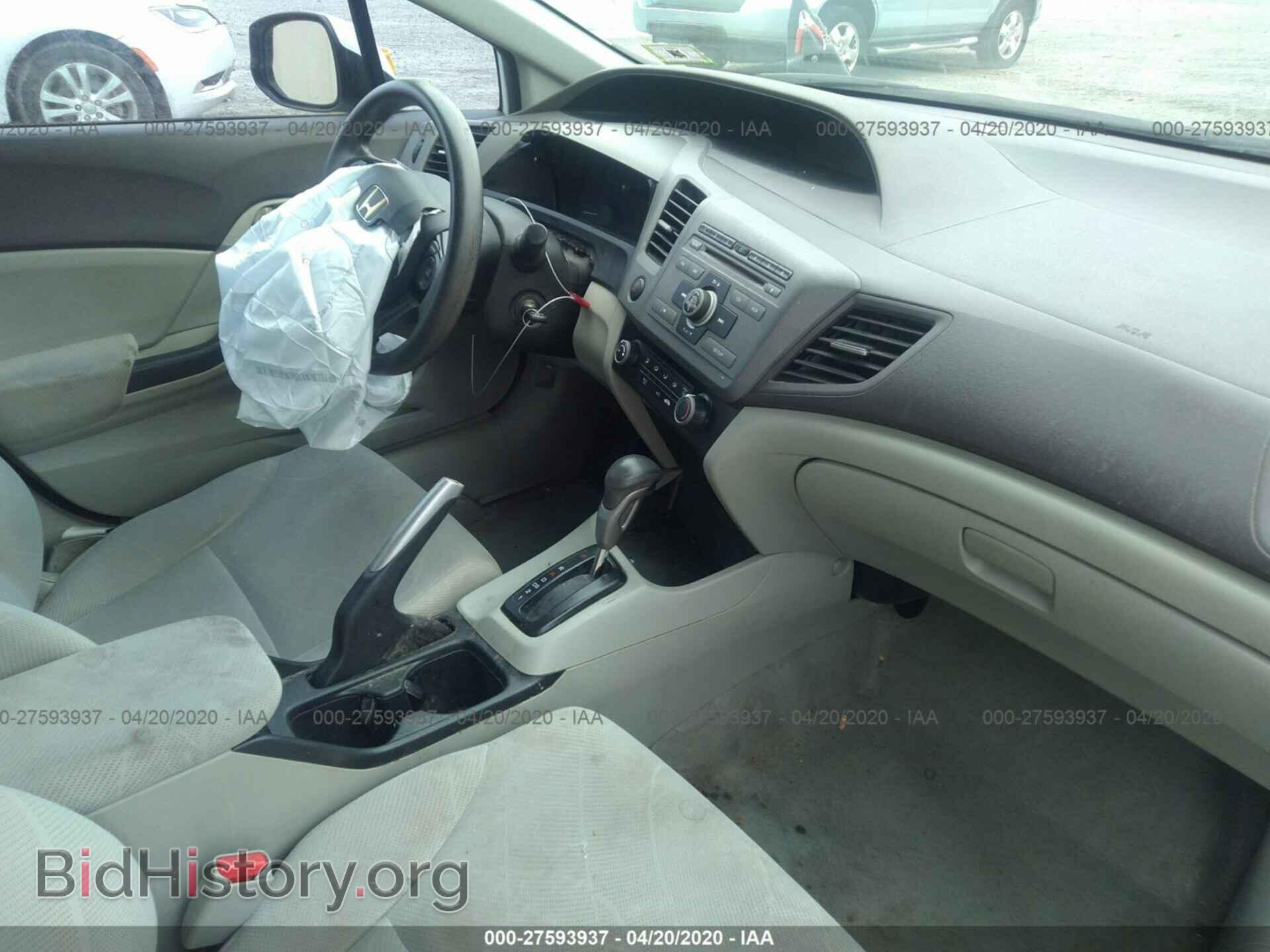 2012 HONDA CIVIC - VIN: 19XFB2F52CE334609 - Фото 5
