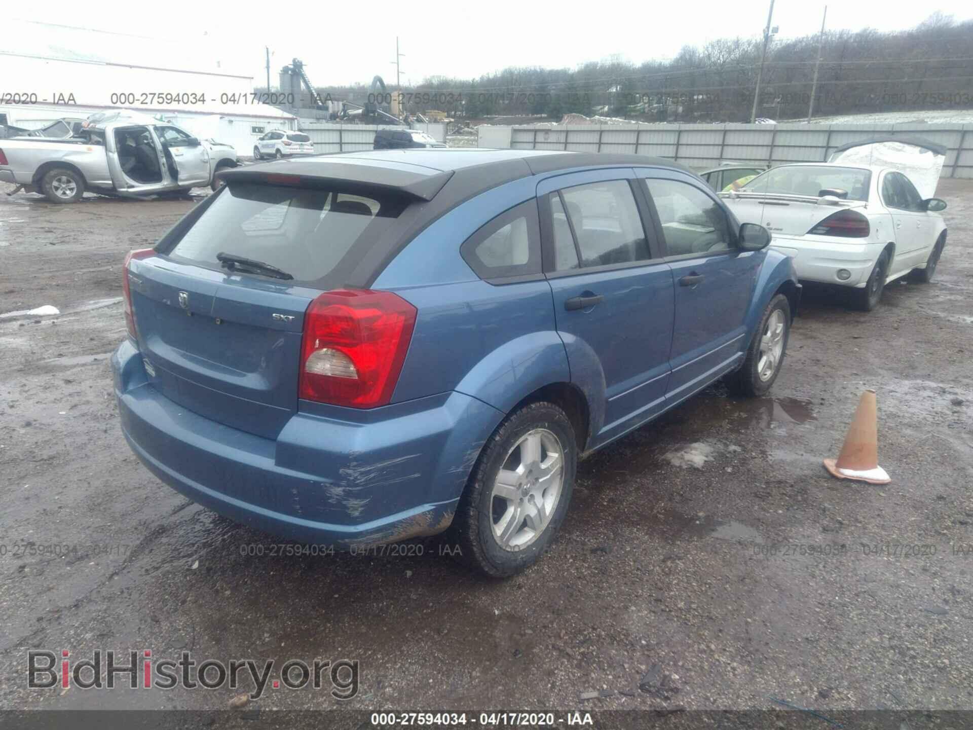 2007 DODGE CALIBER - VIN: 1B3HB48B17D105063 - Фото 4