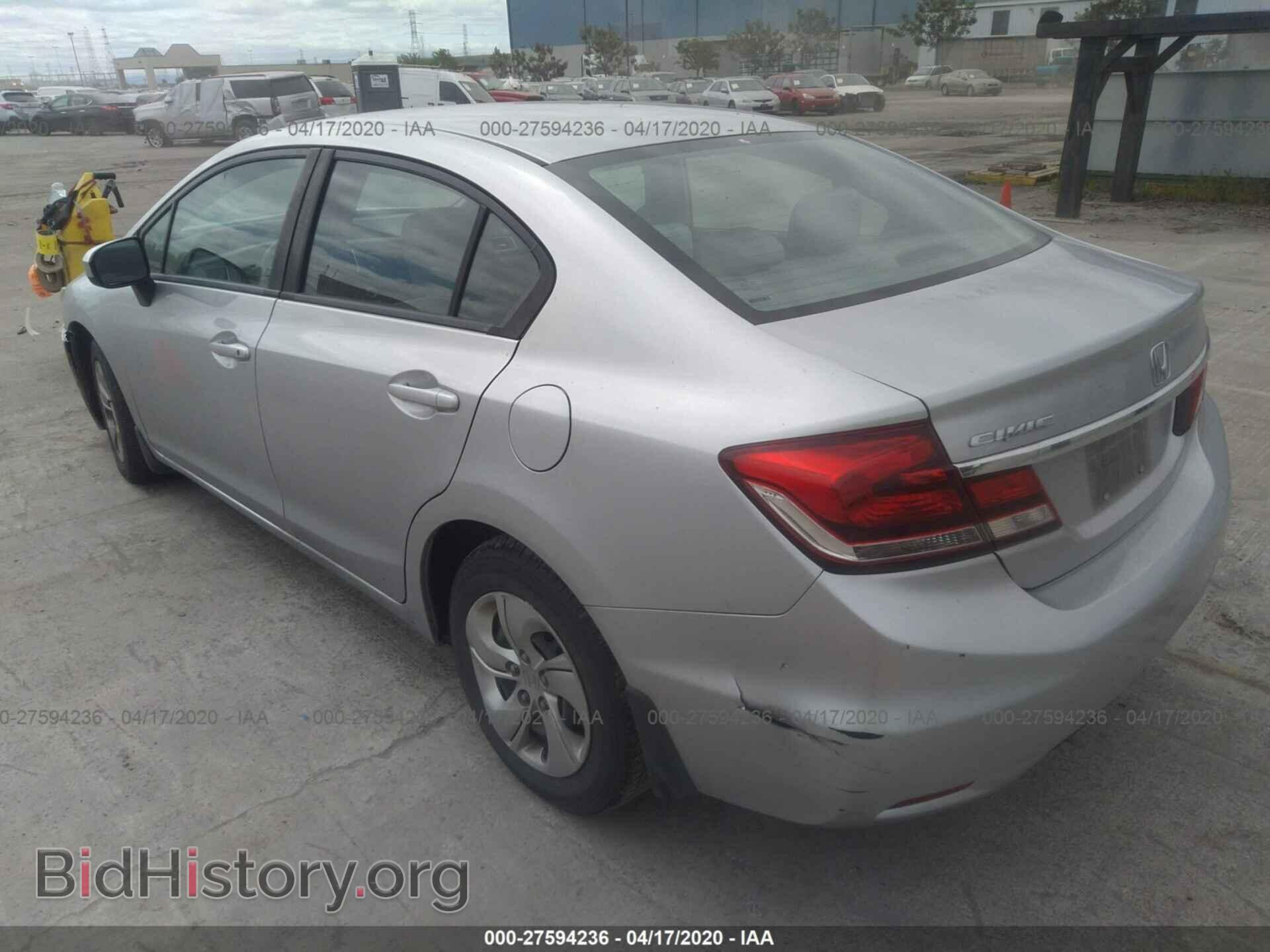 2014 HONDA CIVIC - VIN: 19XFB2F52EE201965 - Фото 3