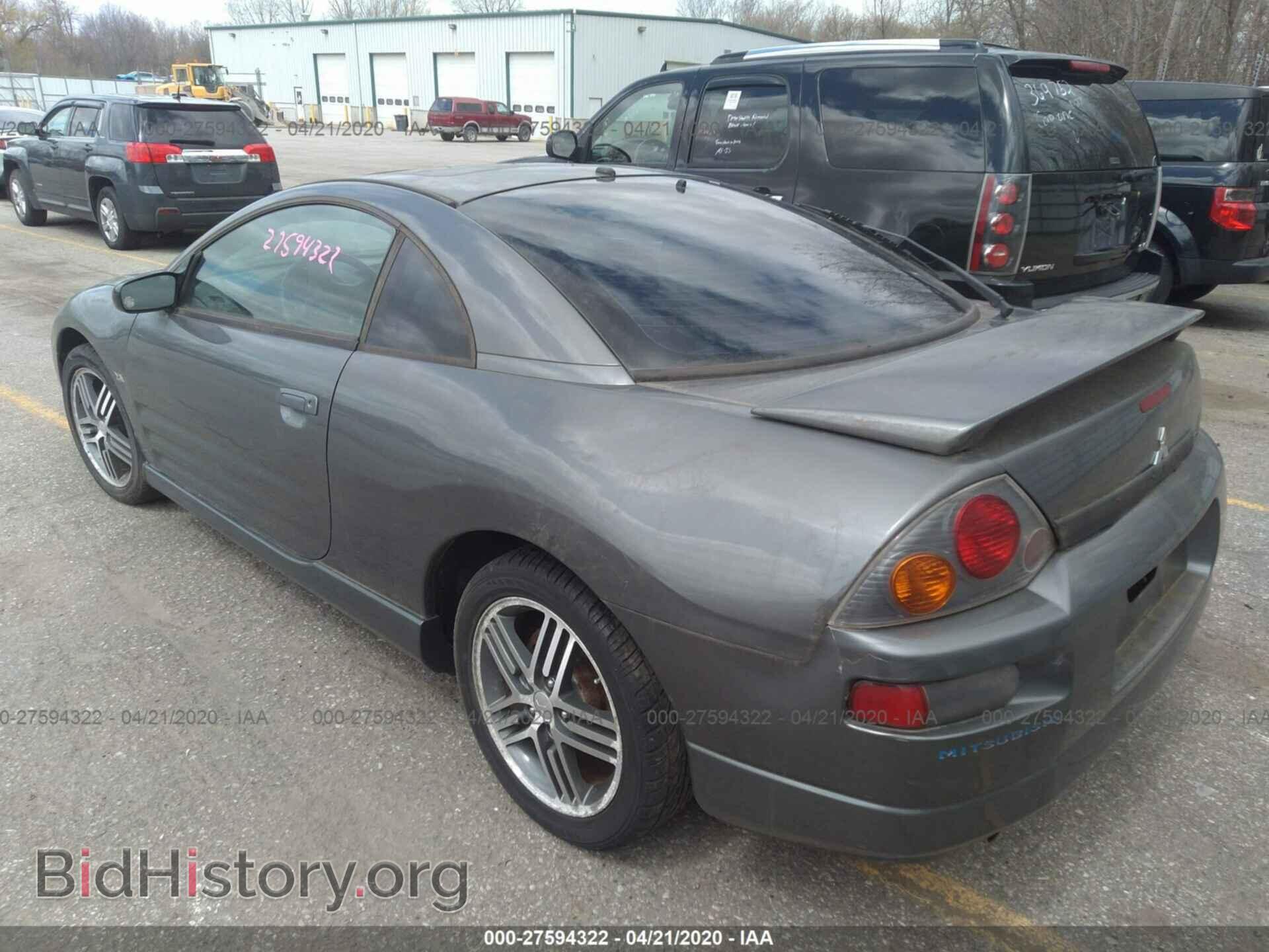 2003 MITSUBISHI ECLIPSE - VIN: 4A3AC74H03E158444 - Фото 3