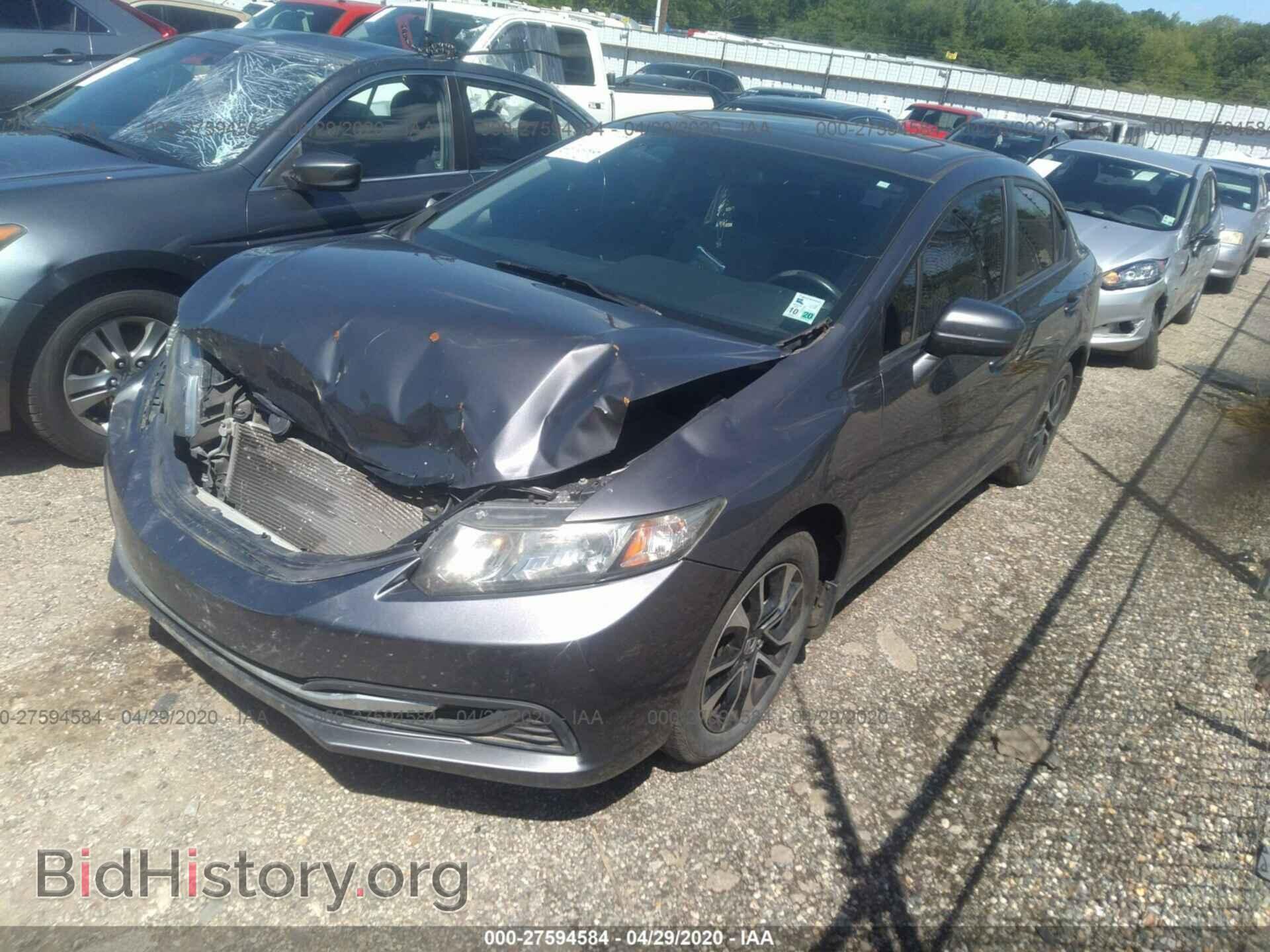 2014 HONDA CIVIC - VIN: 19XFB2F86EE012617 - Фото 2