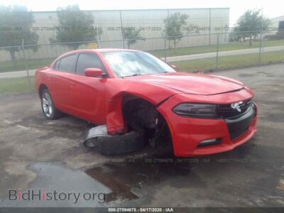 2017 Dodge CHARGER R/T, красный — VIN 2C3CDXCT4HH578890, IAAI