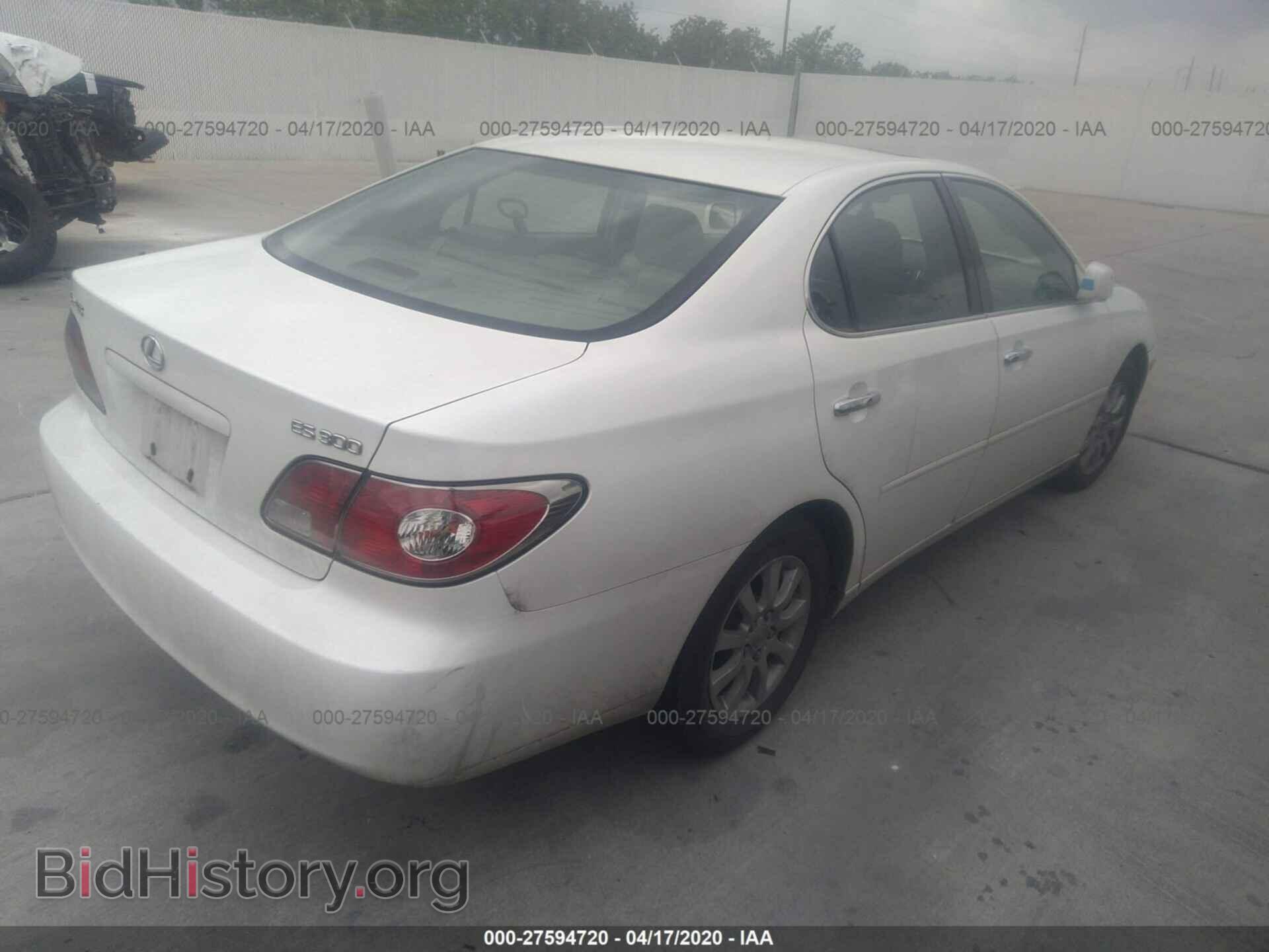 2002 LEXUS ES - VIN: JTHBF30G020050534 - Photo 4