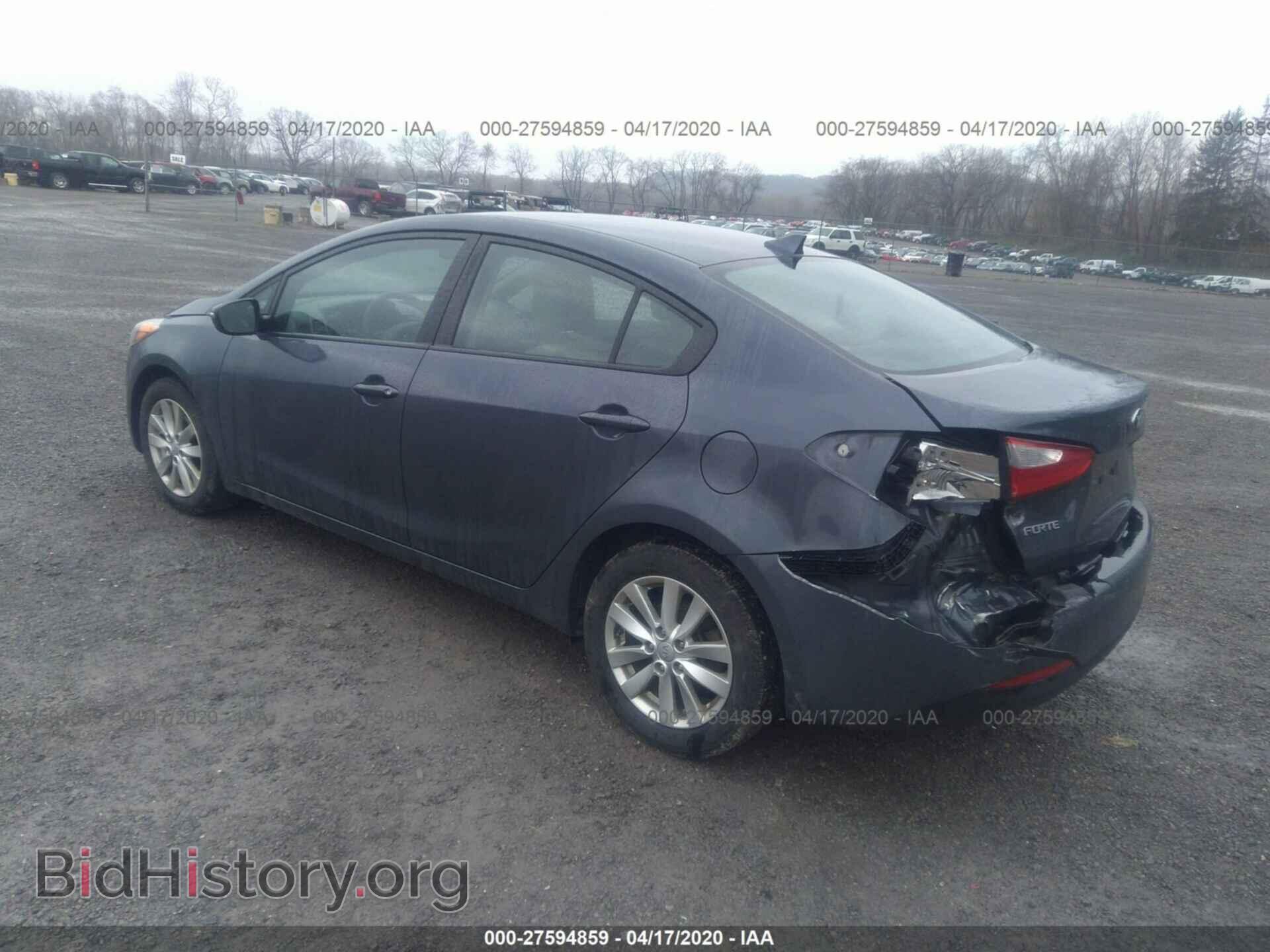 2014 KIA FORTE - VIN: KNAFX4A65E5240412 - Фото 3