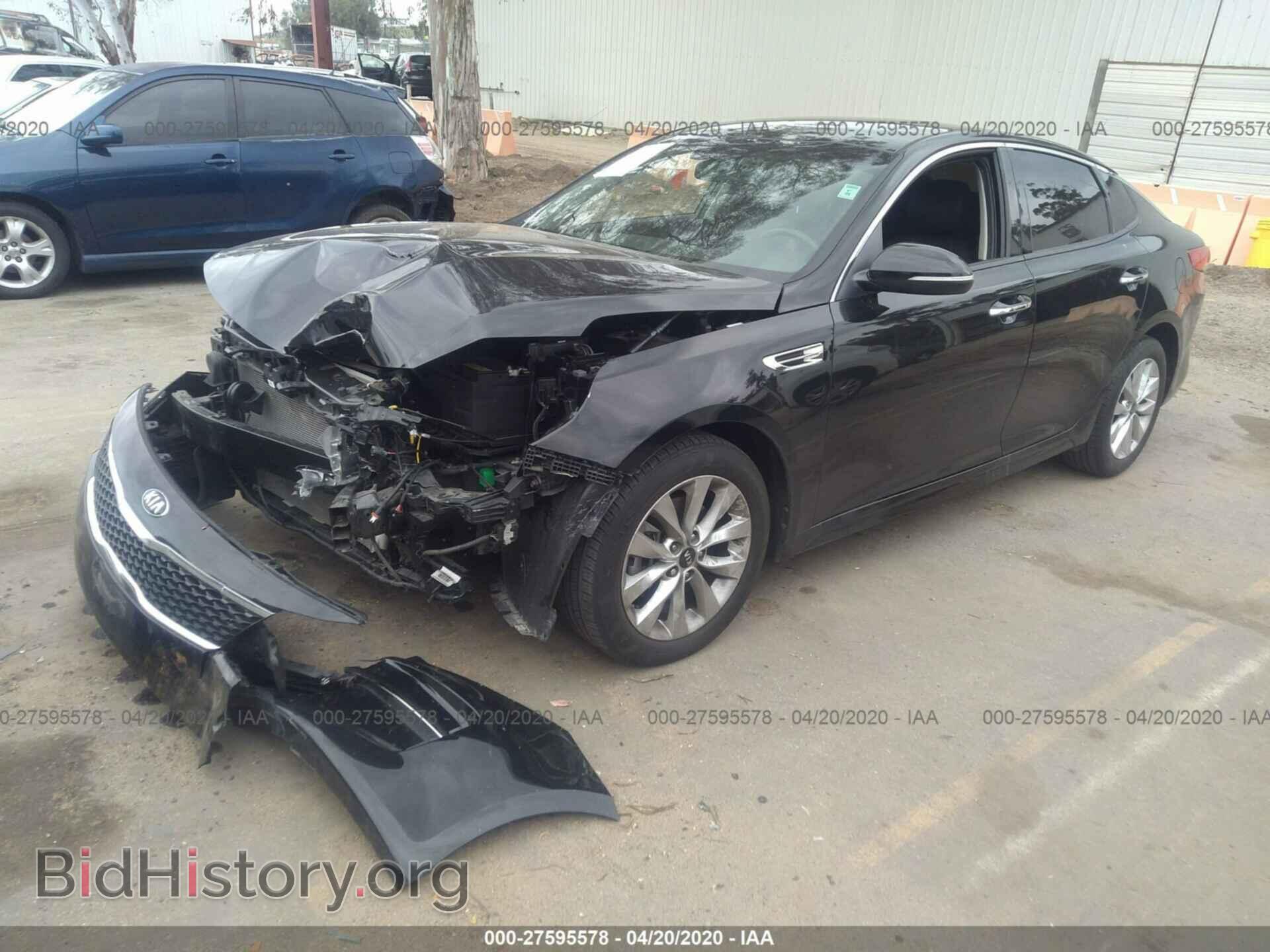 2016 KIA OPTIMA - VIN: 5XXGU4L33GG119797 - Фото 2