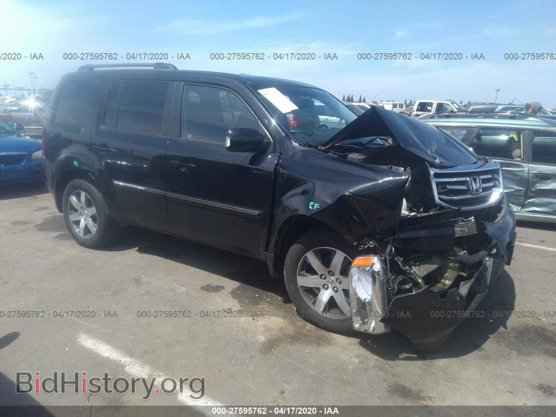Фотография 5FNYF4H95CB041385 - HONDA PILOT 2012