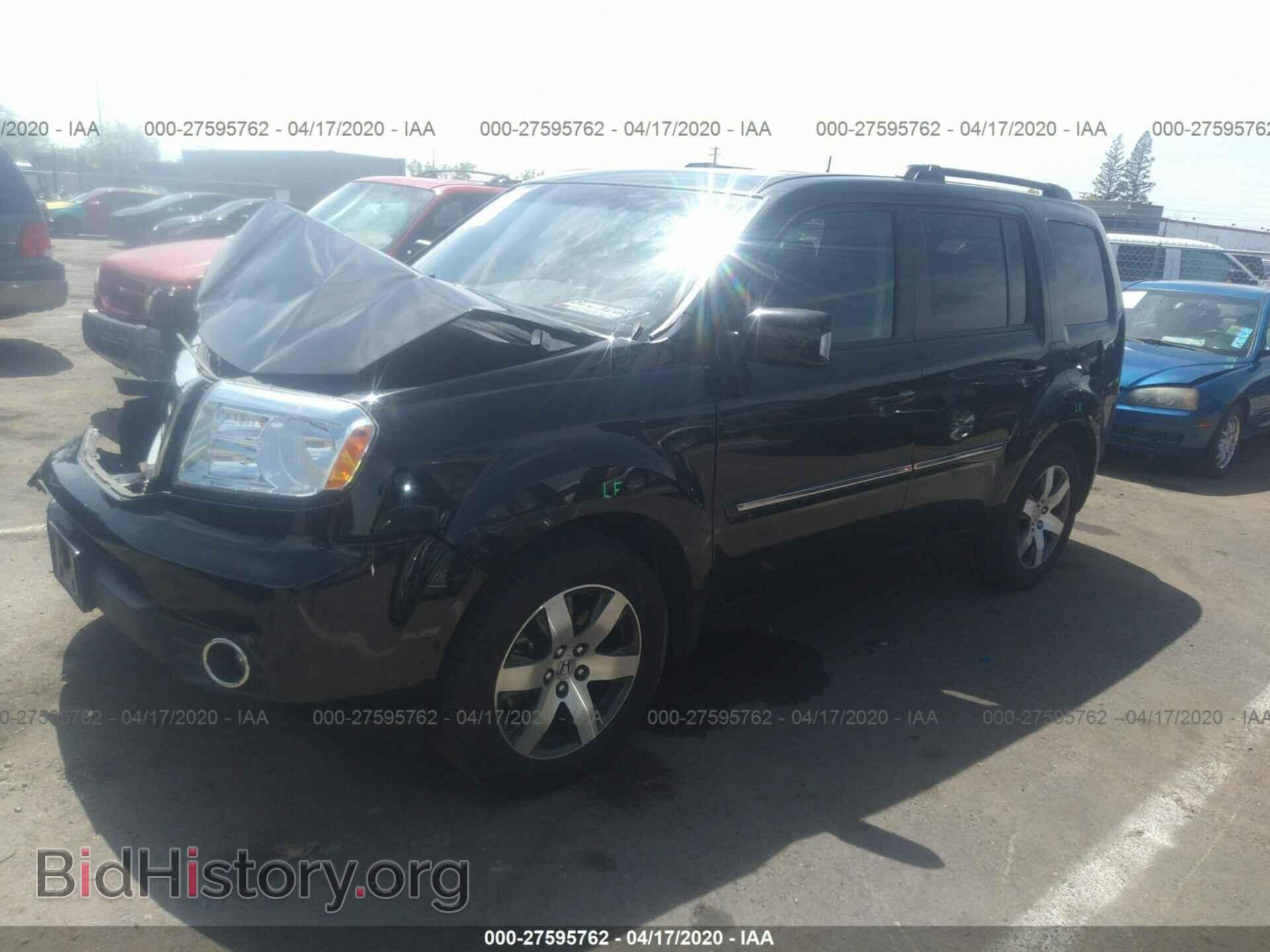 2012 HONDA PILOT - VIN: 5FNYF4H95CB041385 - Фото 2