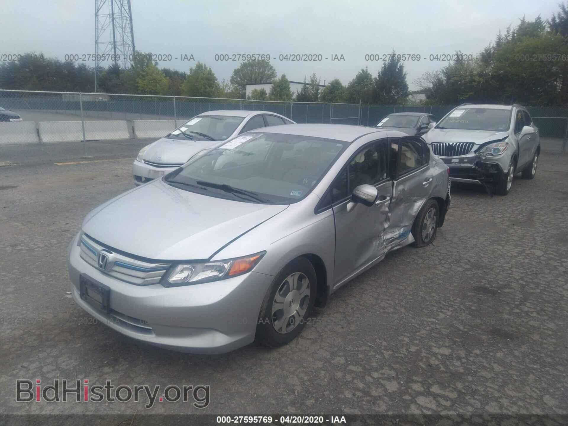 2012 HONDA CIVIC - VIN: JHMFB4F20CS008921 - Фото 2