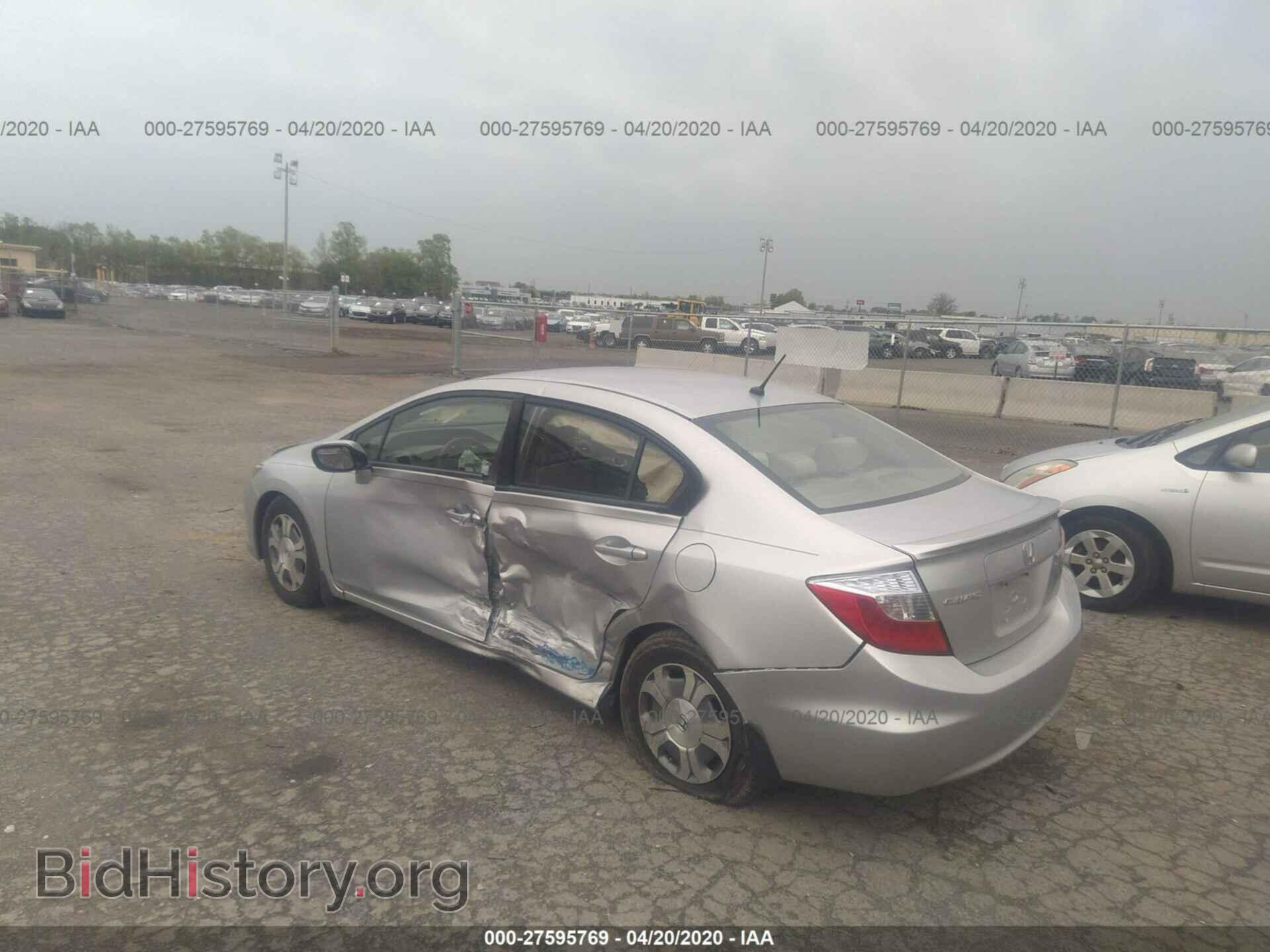 2012 HONDA CIVIC - VIN: JHMFB4F20CS008921 - Фото 3