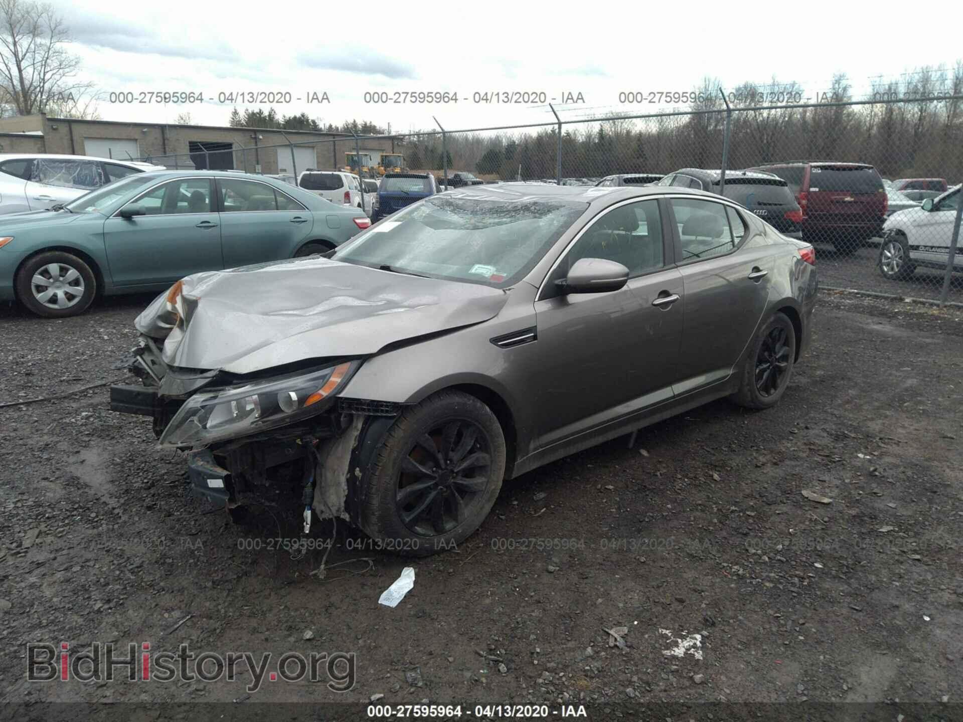 2014 KIA OPTIMA - VIN: 5XXGN4A73EG260417 - Фото 2