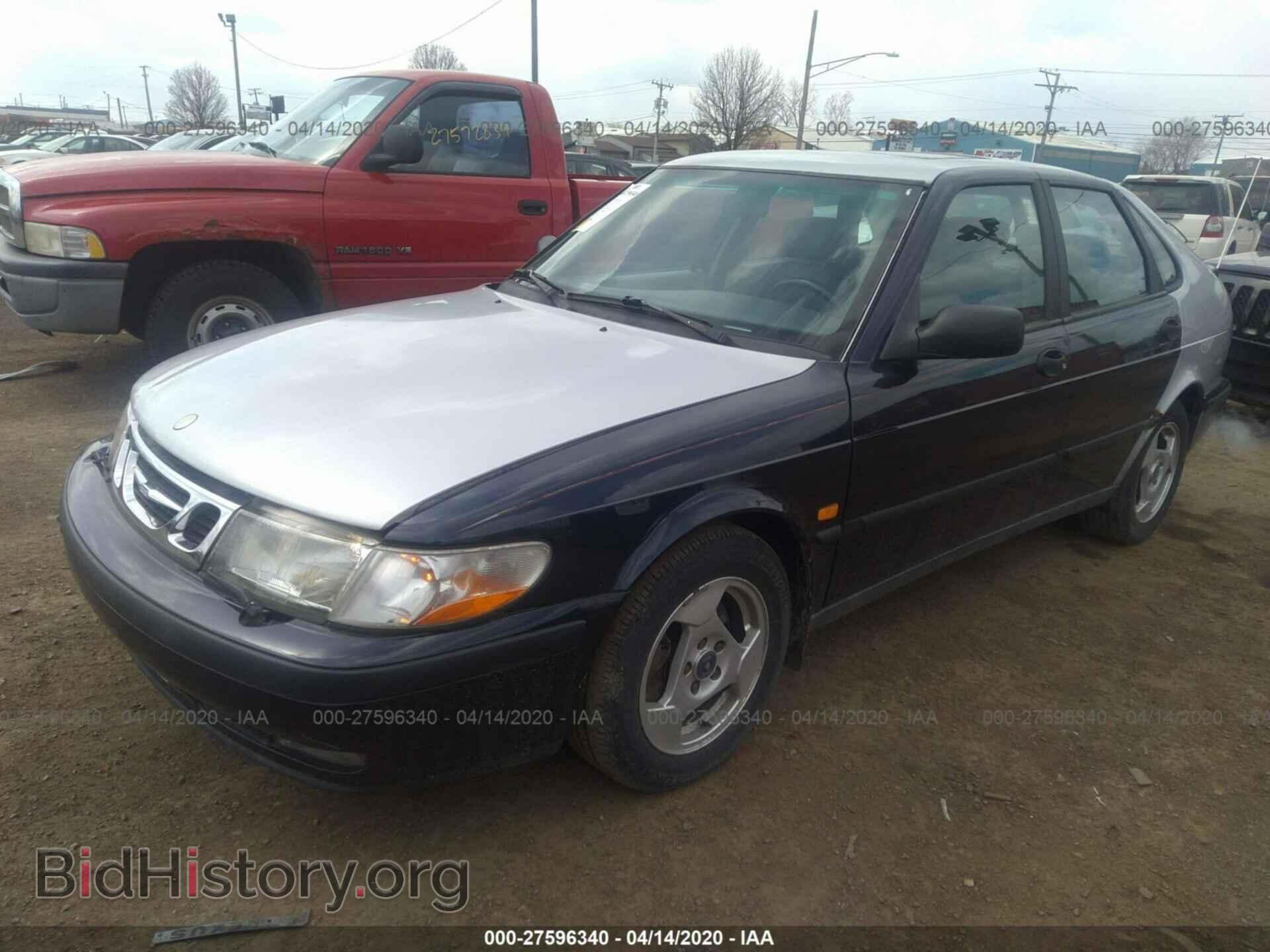 2000 SAAB 9-3 - VIN: YS3DD55H7Y2022233 - Фото 2