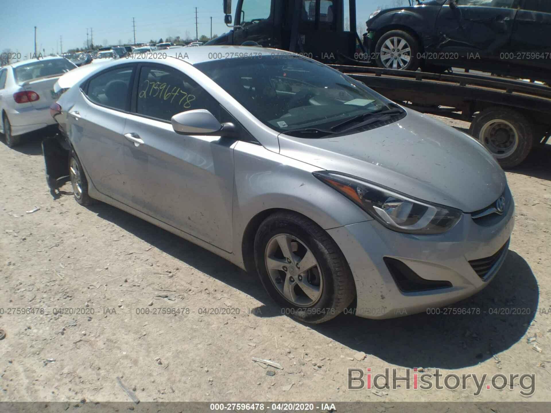 Photo 5NPDH4AE5EH511225 - HYUNDAI ELANTRA 2014