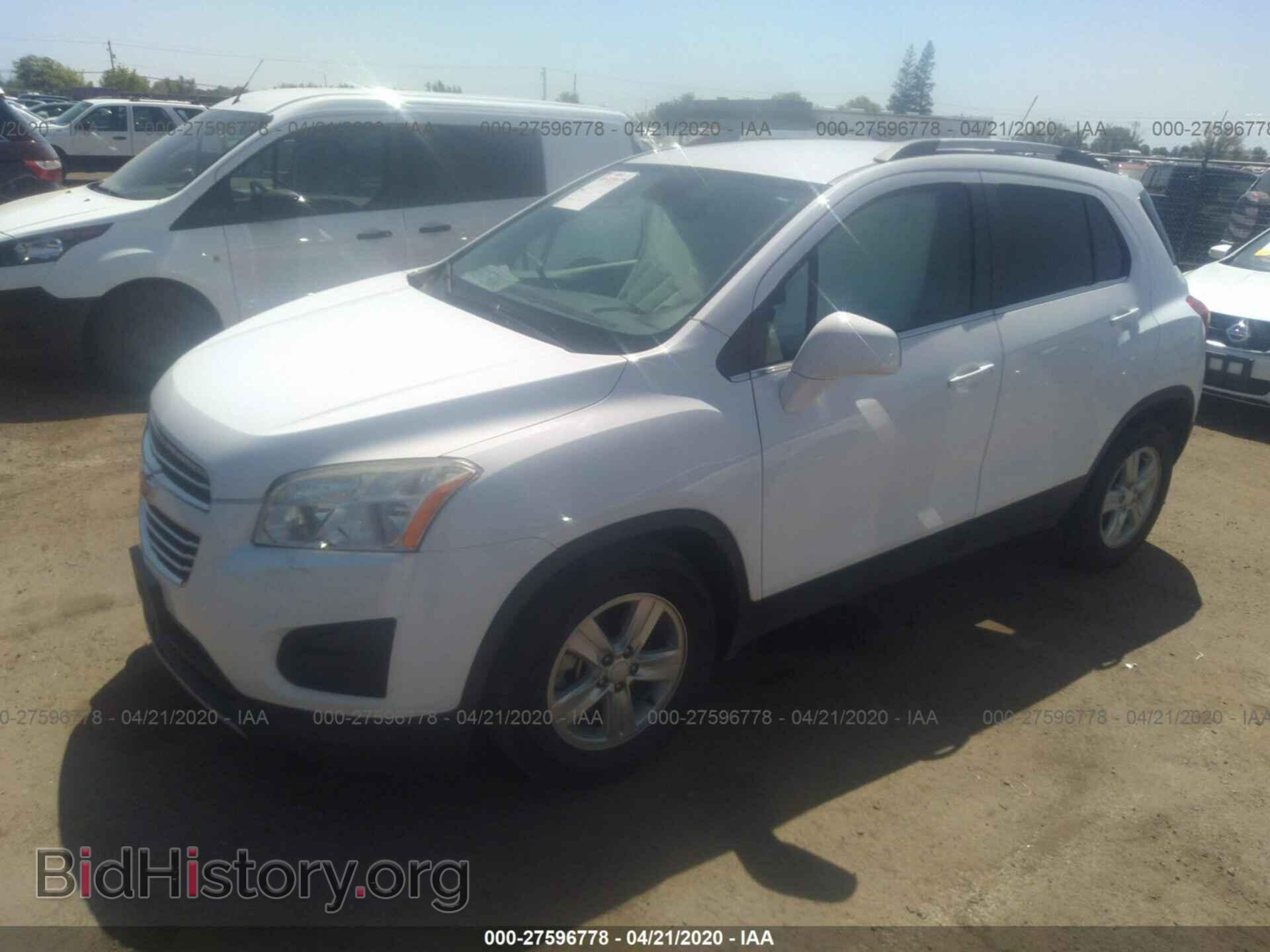 2015 CHEVROLET TRAX - VIN: 3GNCJLSB6FL213922 - Photo 2