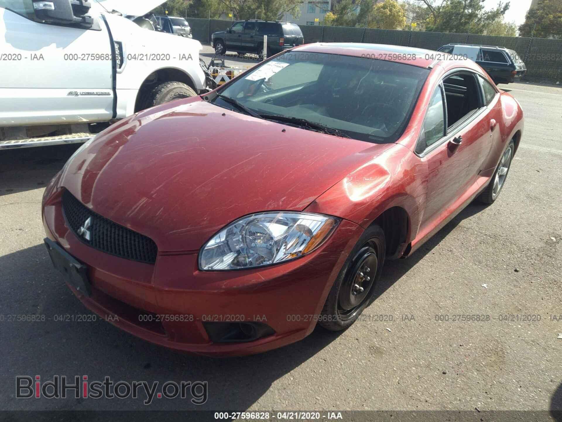2008 MITSUBISHI ECLIPSE - VIN: 4A3AK24F68E011704 - Фото 2
