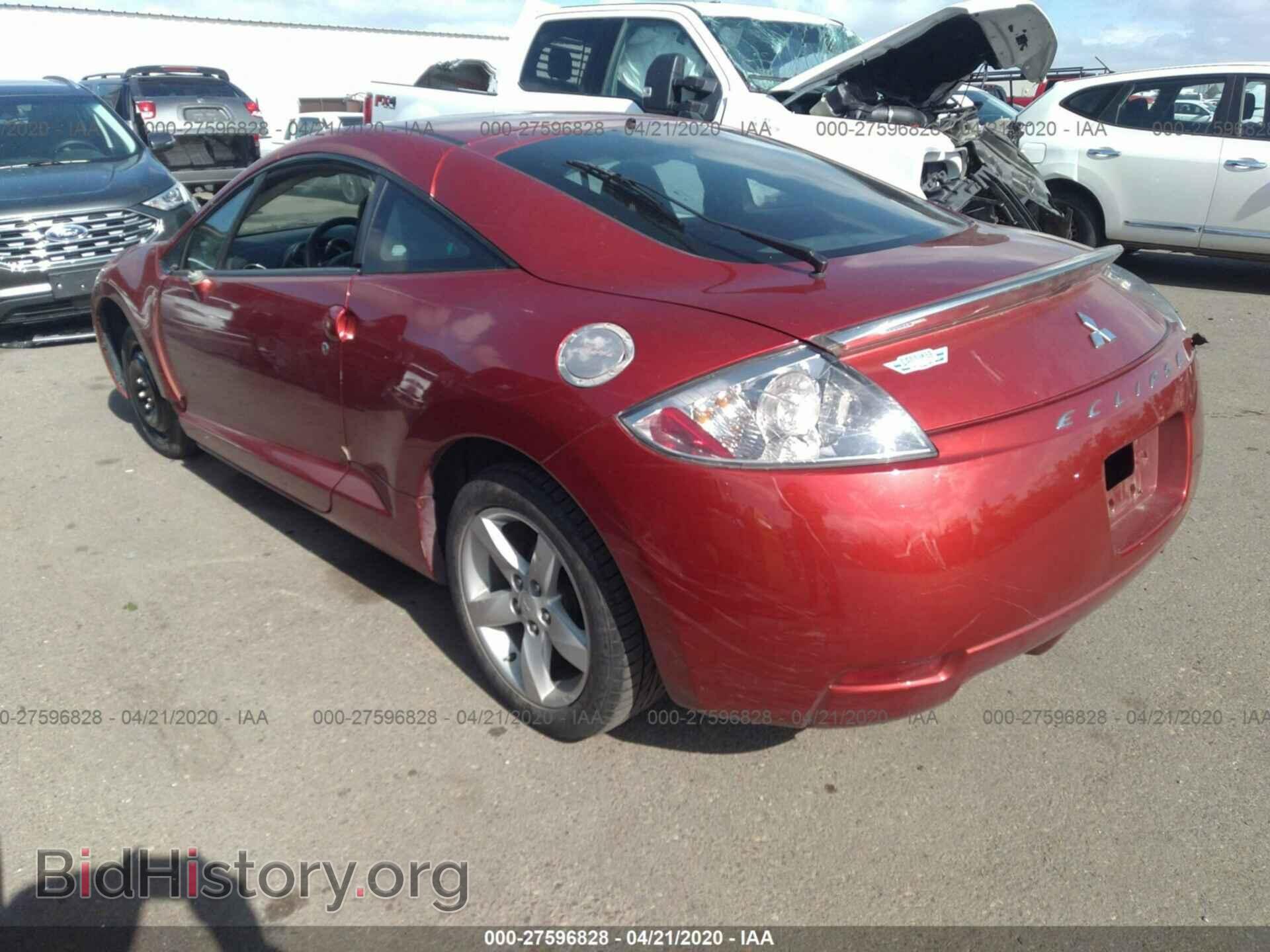 2008 MITSUBISHI ECLIPSE - VIN: 4A3AK24F68E011704 - Фото 3