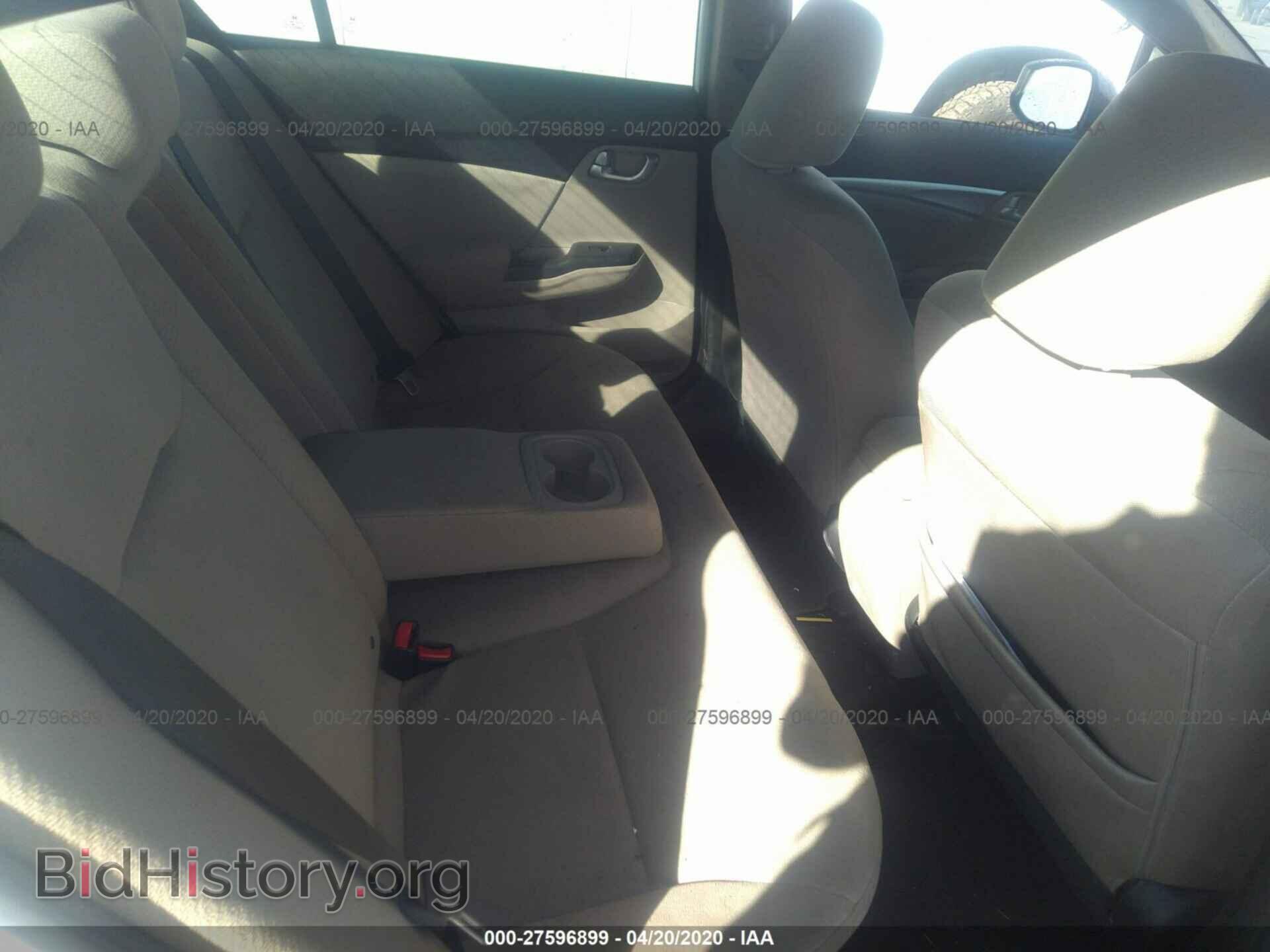 2013 HONDA CIVIC - VIN: 19XFB2F85DE089719 - Фото 8