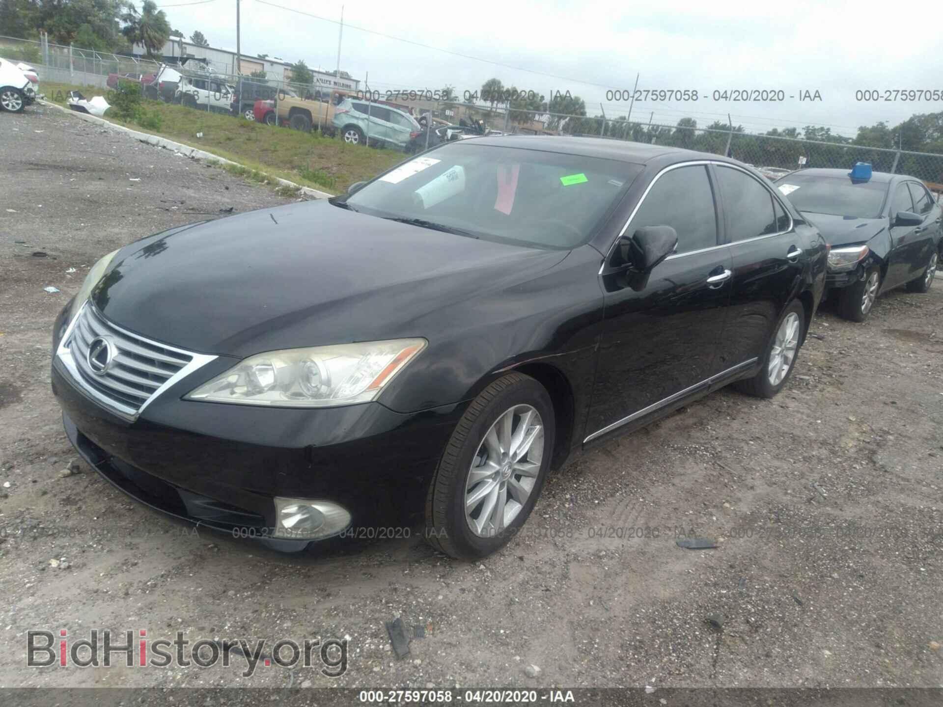2011 LEXUS ES - VIN: JTHBK1EG0B2452020 - Фото 2