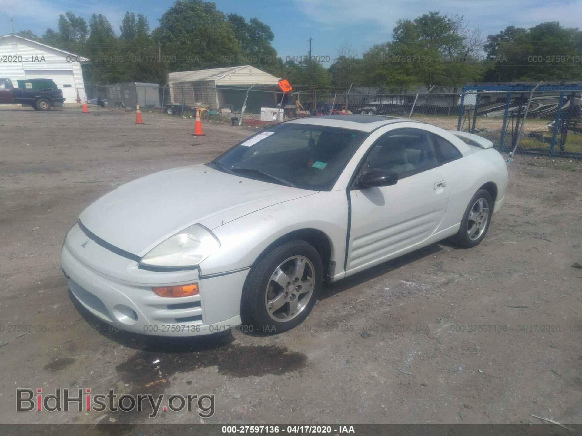 2003 MITSUBISHI ECLIPSE - VIN: 4A3AC44G93E128476 - Фото 2