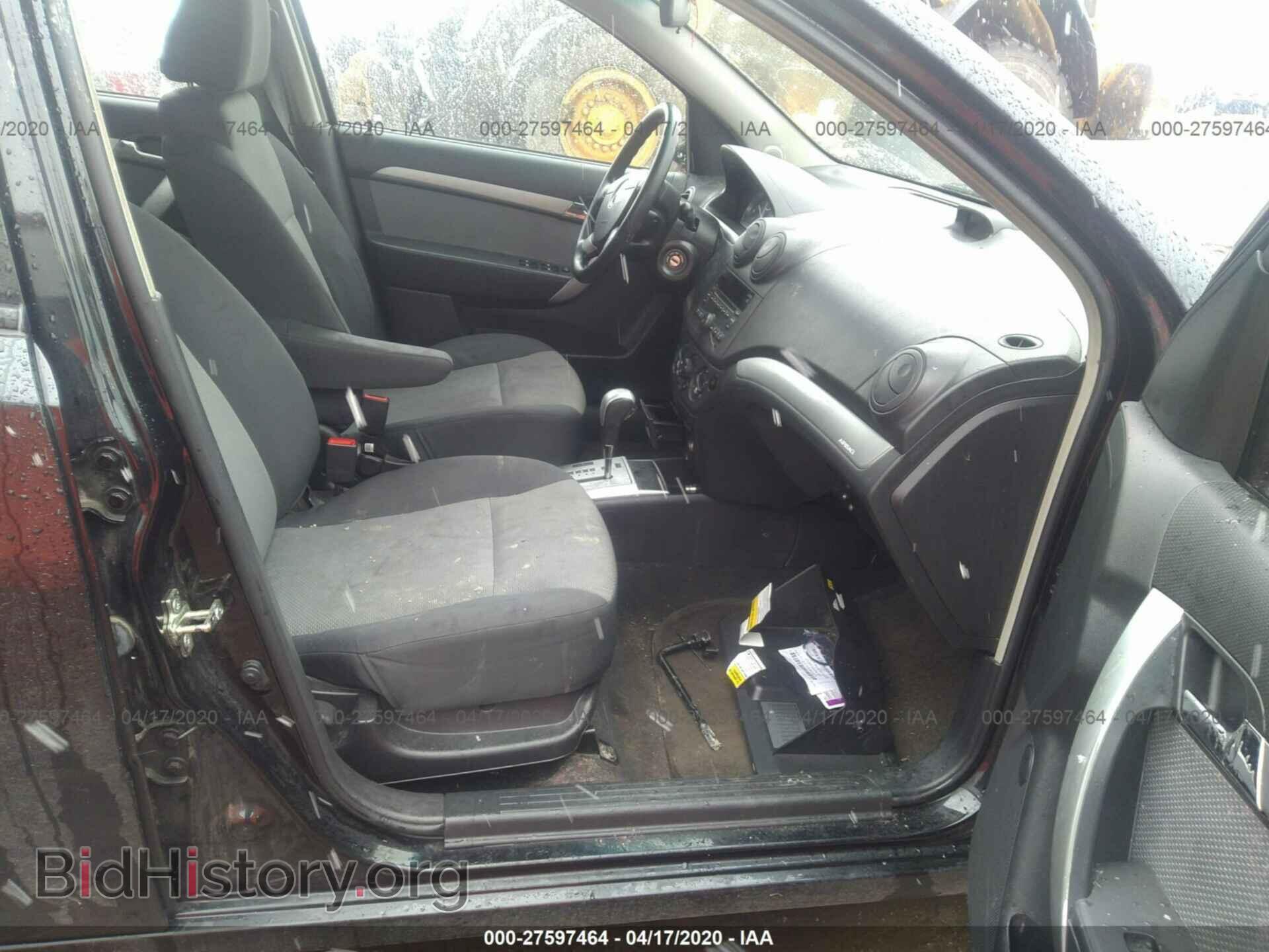 2011 CHEVROLET AVEO - VIN: KL1TD6DE1BB188987 - Фото 5