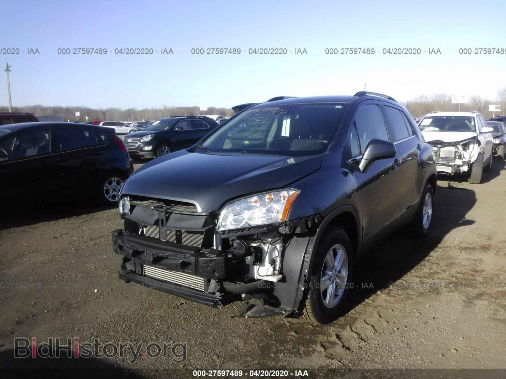 2016 CHEVROLET TRAX - VIN: 3GNCJPSB2GL229091 - Фото 2