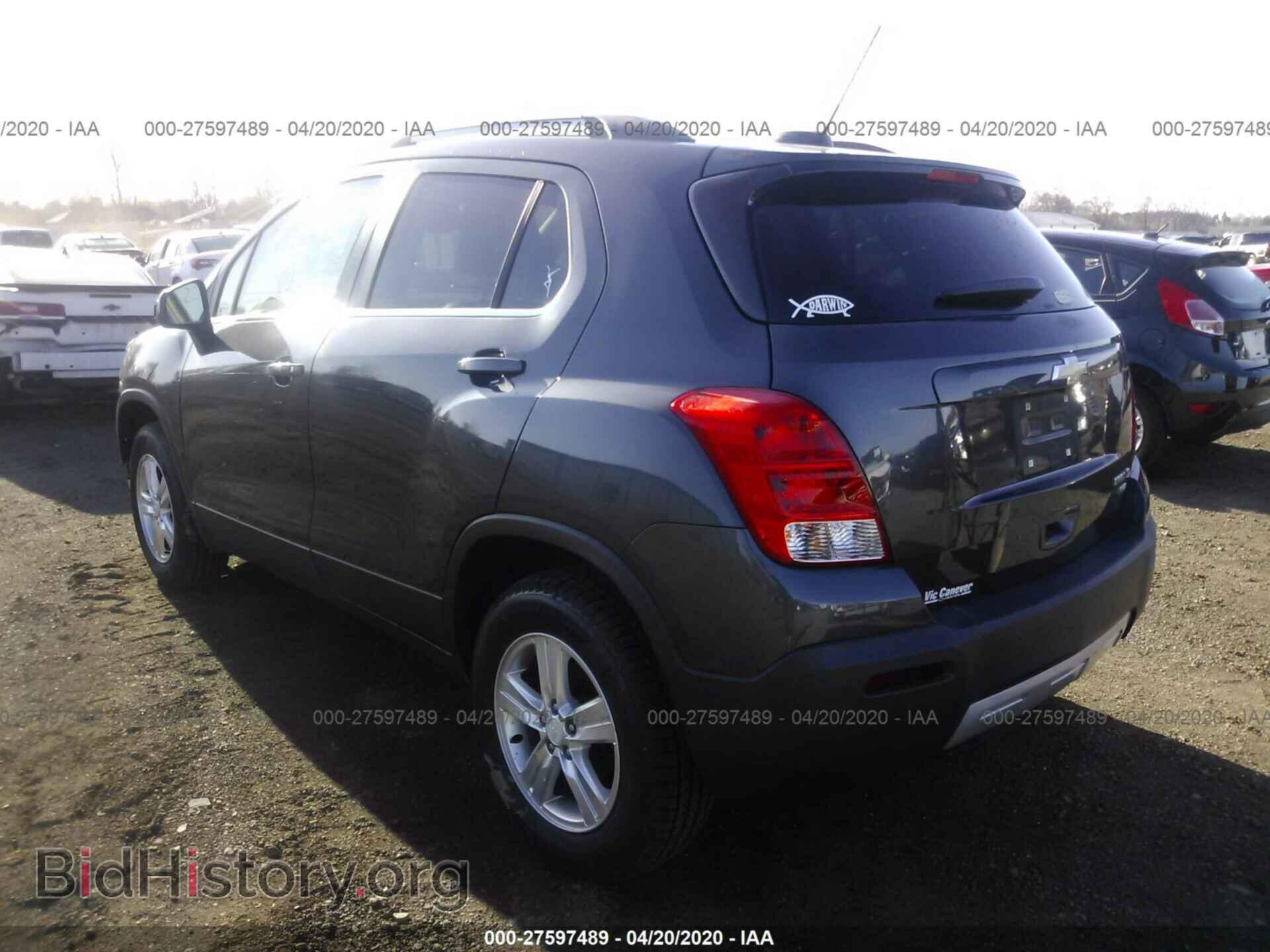 2016 CHEVROLET TRAX - VIN: 3GNCJPSB2GL229091 - Фото 3