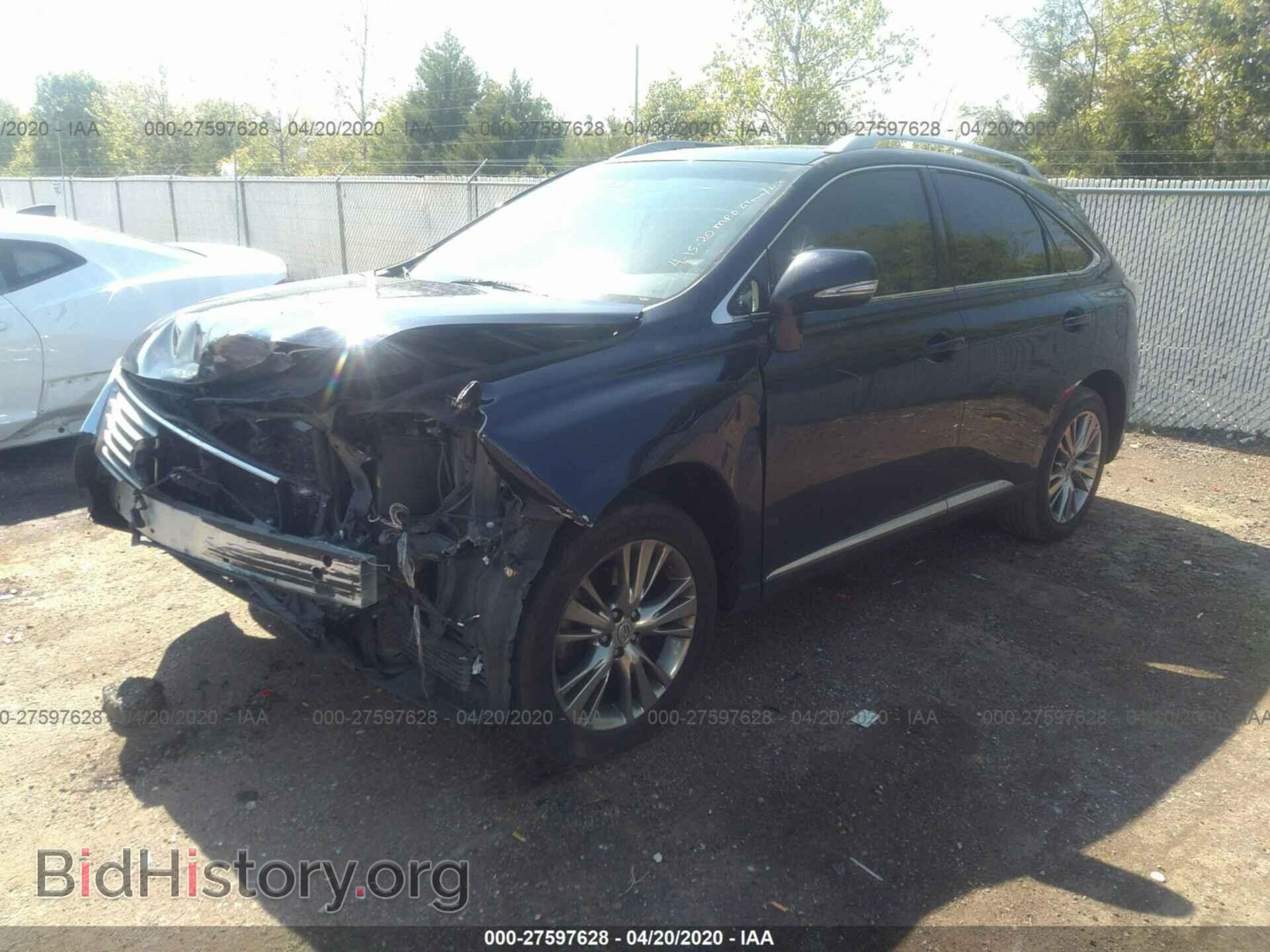 2013 LEXUS RX - VIN: 2T2ZK1BA3DC117737 - Фото 2