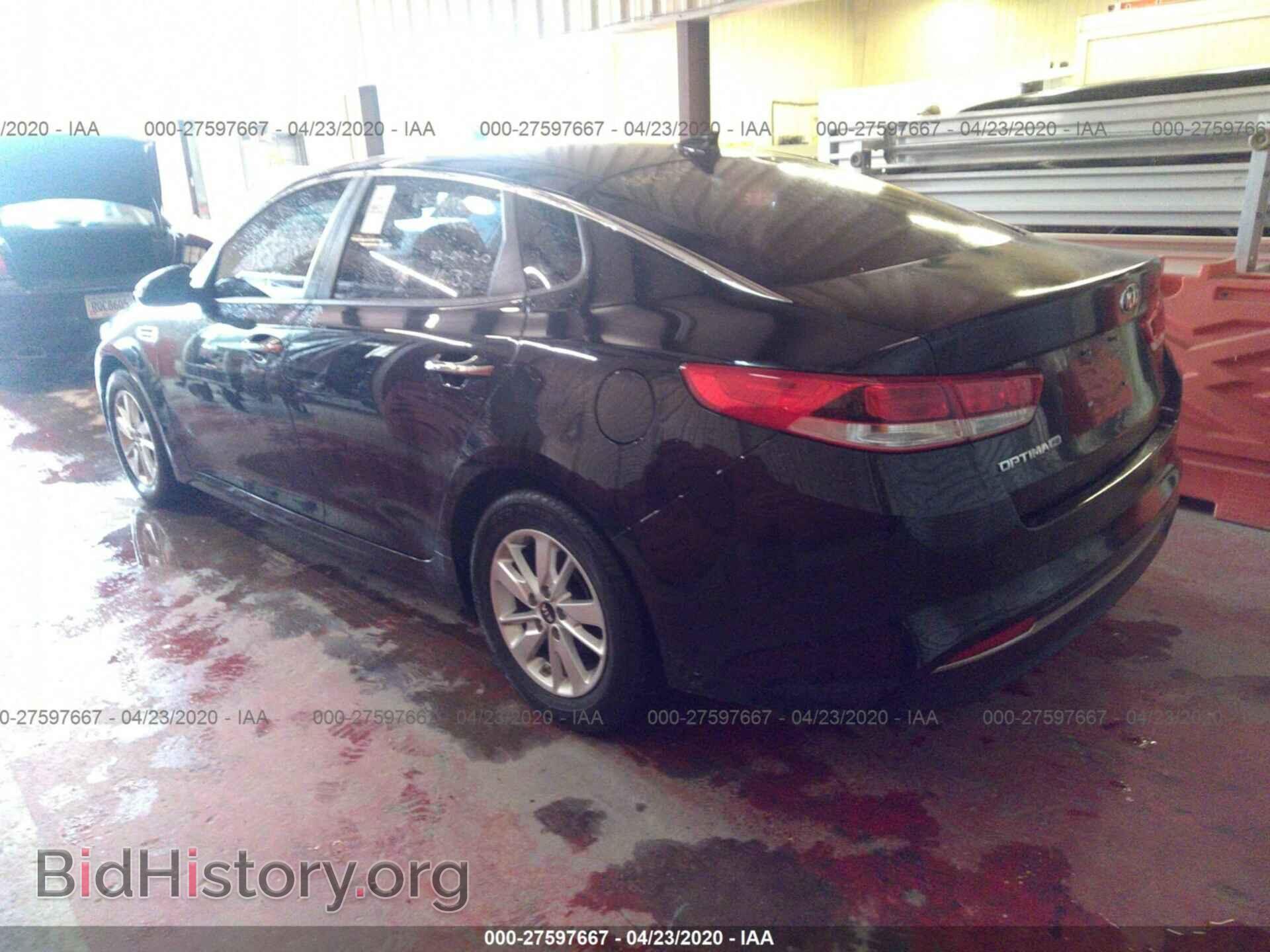 2016 KIA OPTIMA - VIN: 5XXGT4L3XGG034121 - Photo 3