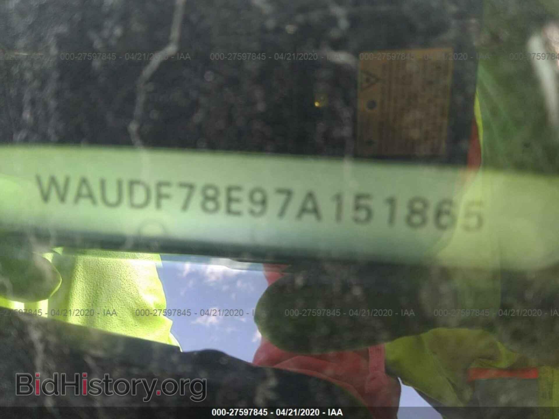 2007 AUDI A4 - VIN: WAUDF78E97A151865 - Фото 9