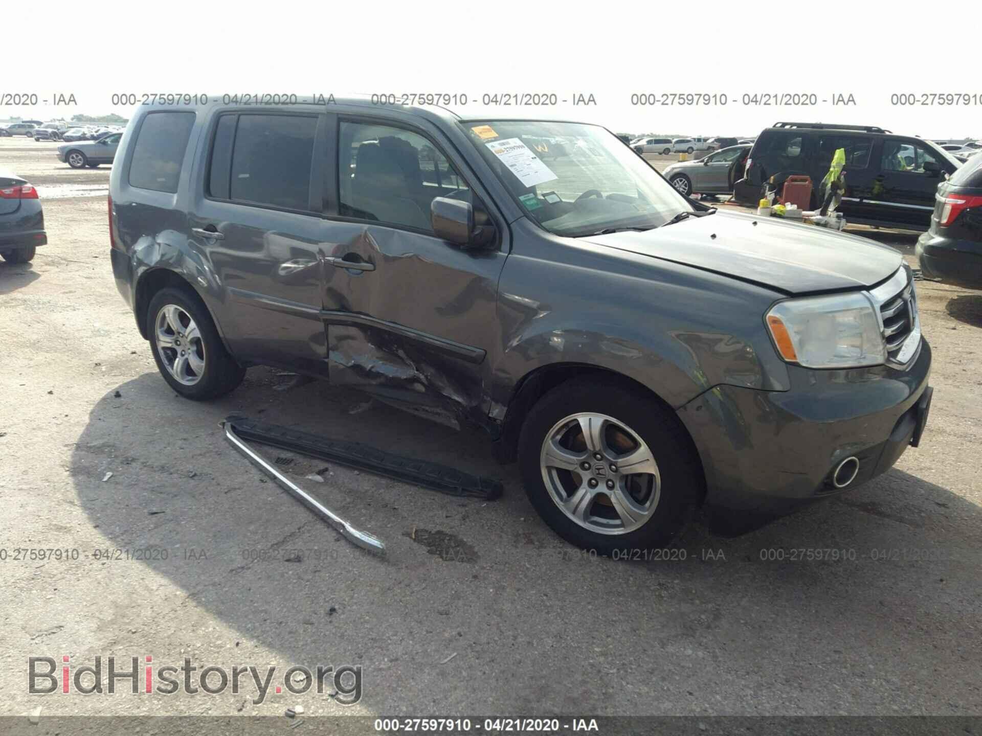 Photo 5FNYF4H4XDB024698 - HONDA PILOT 2013