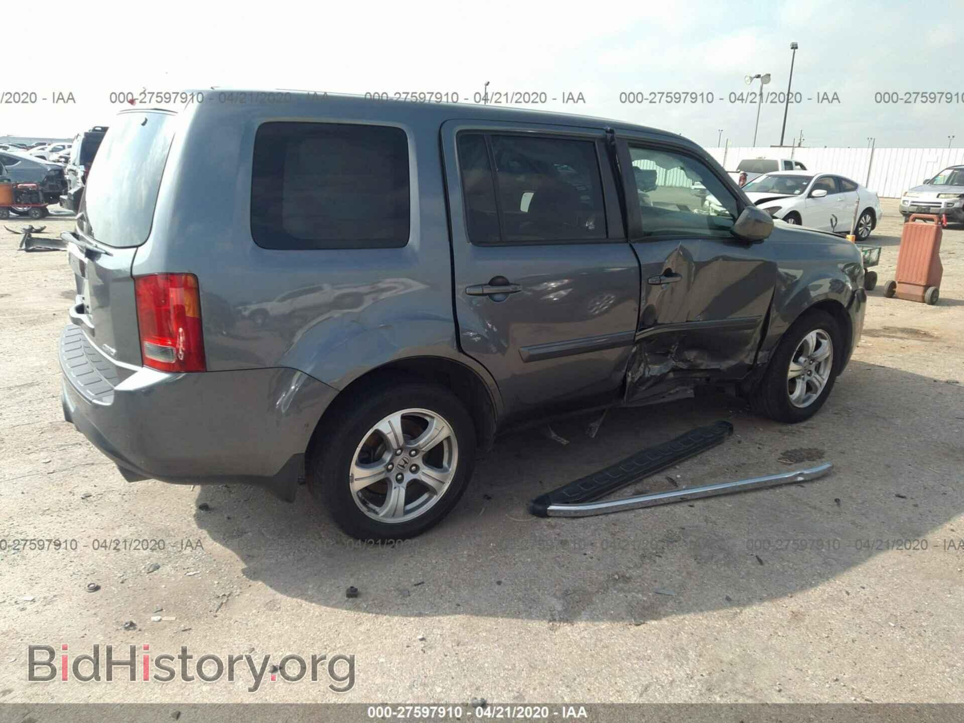 2013 HONDA PILOT - VIN: 5FNYF4H4XDB024698 - Фото 4