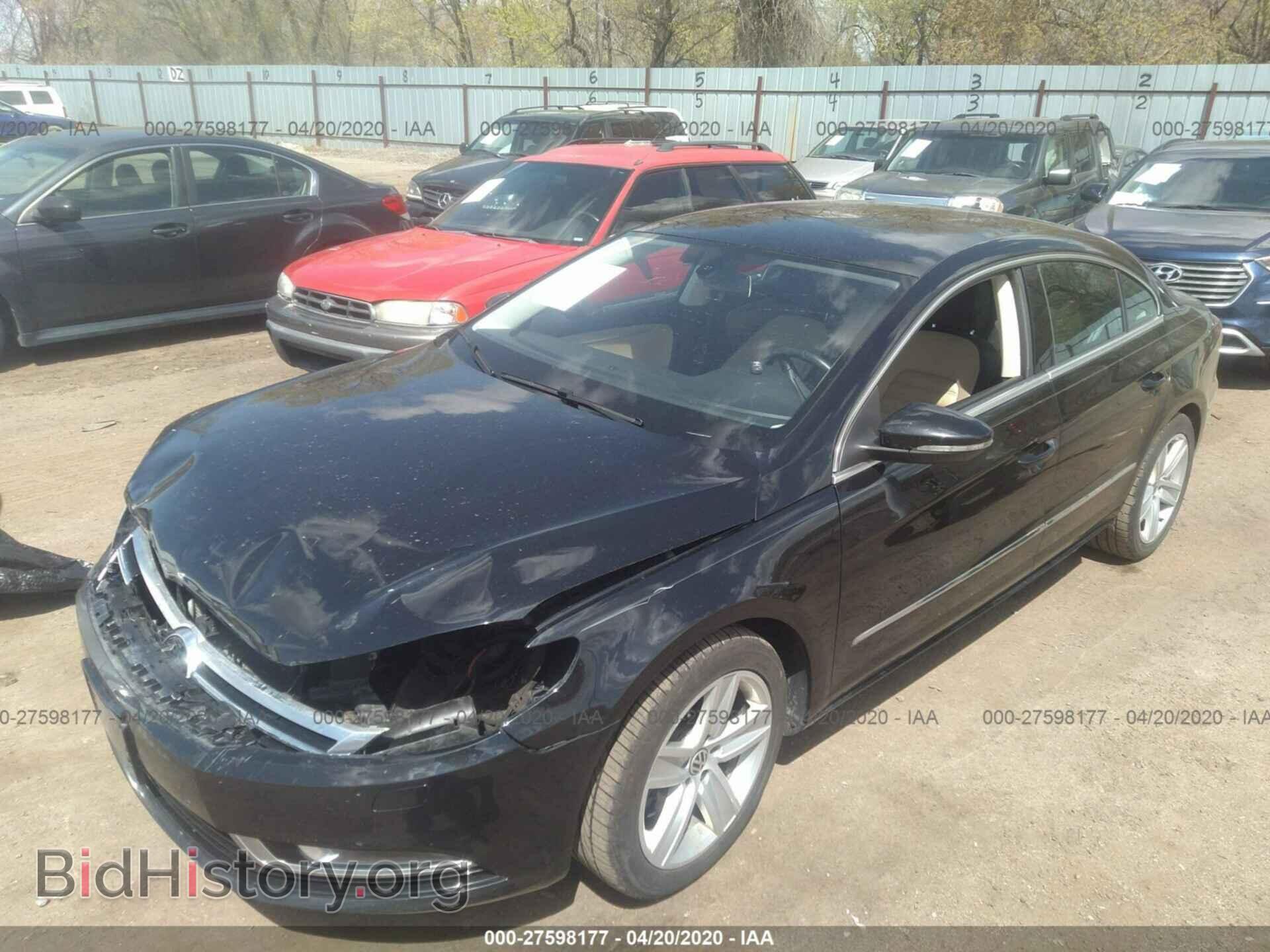 2013 VOLKSWAGEN CC - VIN: WVWBN7AN4DE519753 - Фото 2