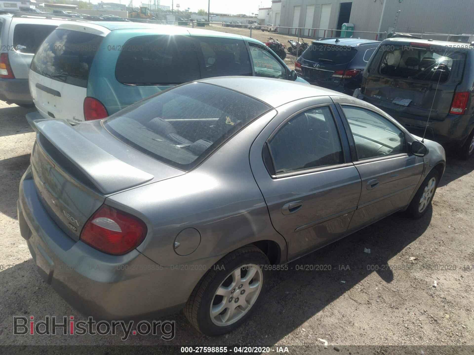 2005 DODGE NEON - VIN: 1B3ES56C65D120272 - Фото 4