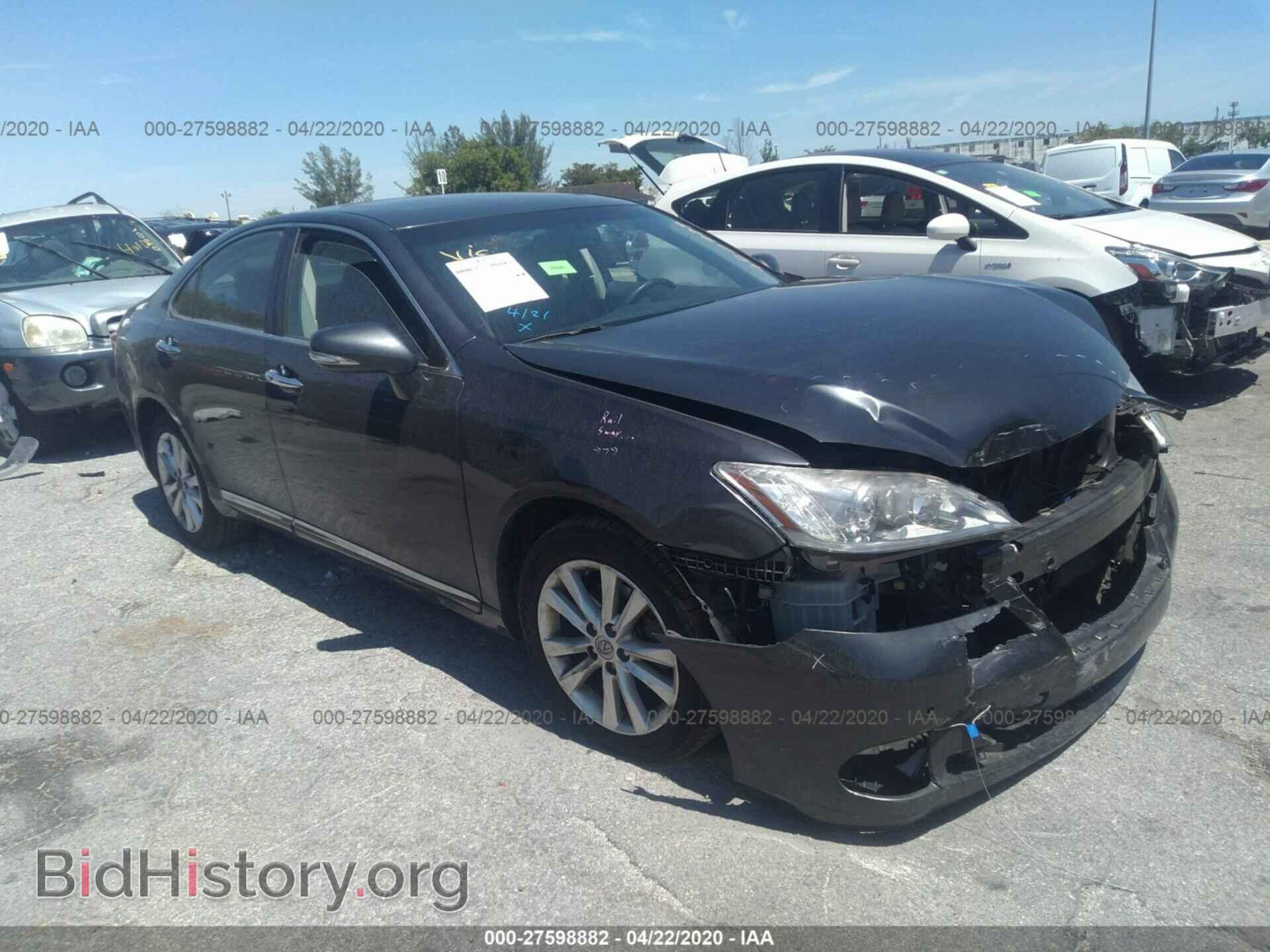 Photo JTHBK1EG6B2452779 - LEXUS ES 2011