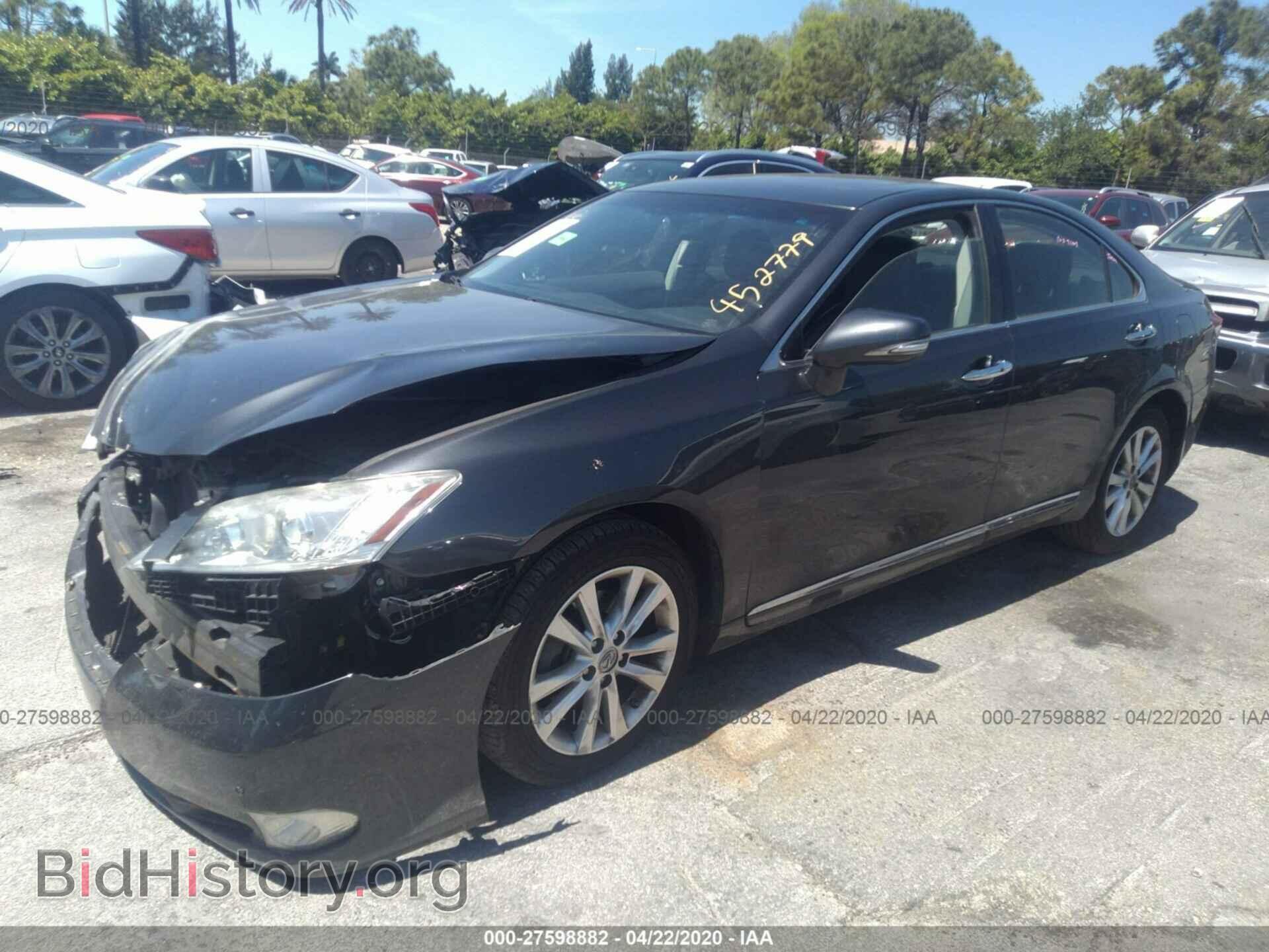 2011 LEXUS ES - VIN: JTHBK1EG6B2452779 - Photo 2