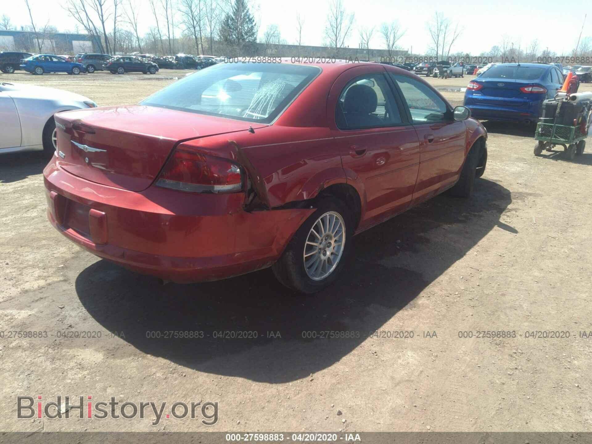 2004 CHRYSLER SEBRING - VIN: 1C3EL46X94N408566 - Фото 4
