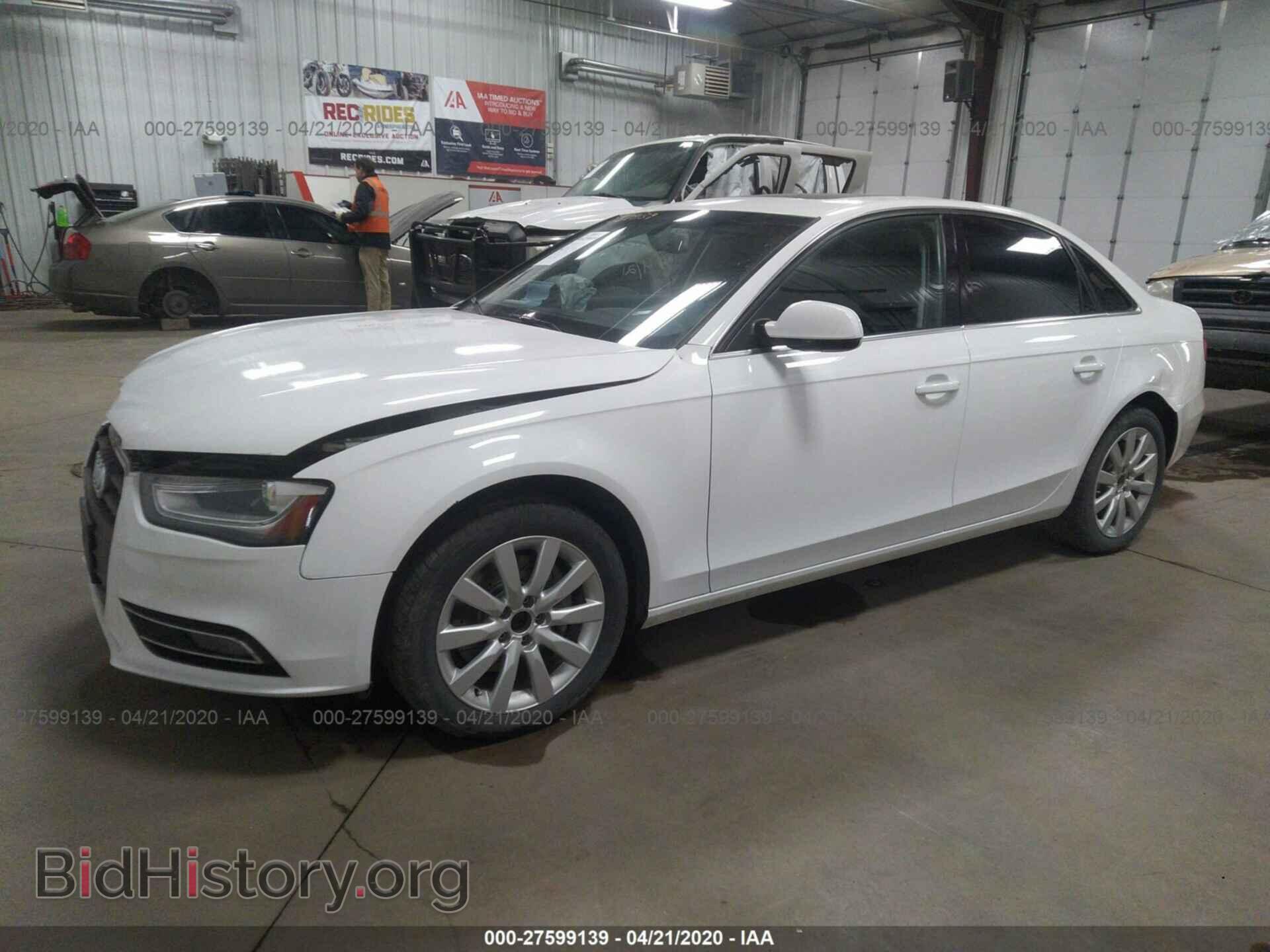 2013 AUDI A4 - VIN: WAUBFAFL2DN004555 - Photo 2