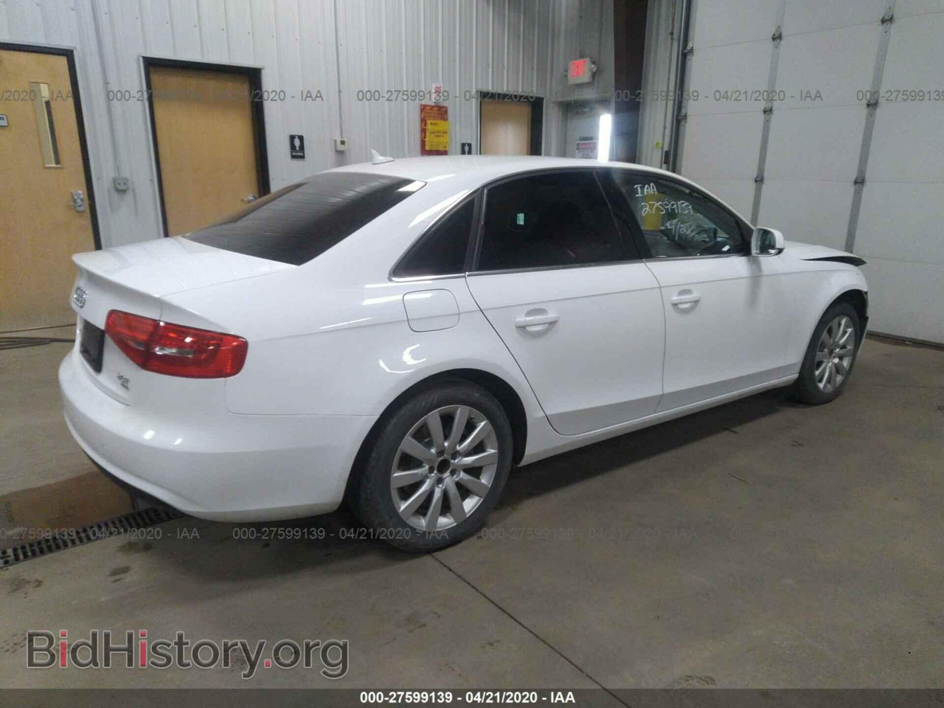 2013 AUDI A4 - VIN: WAUBFAFL2DN004555 - Photo 4
