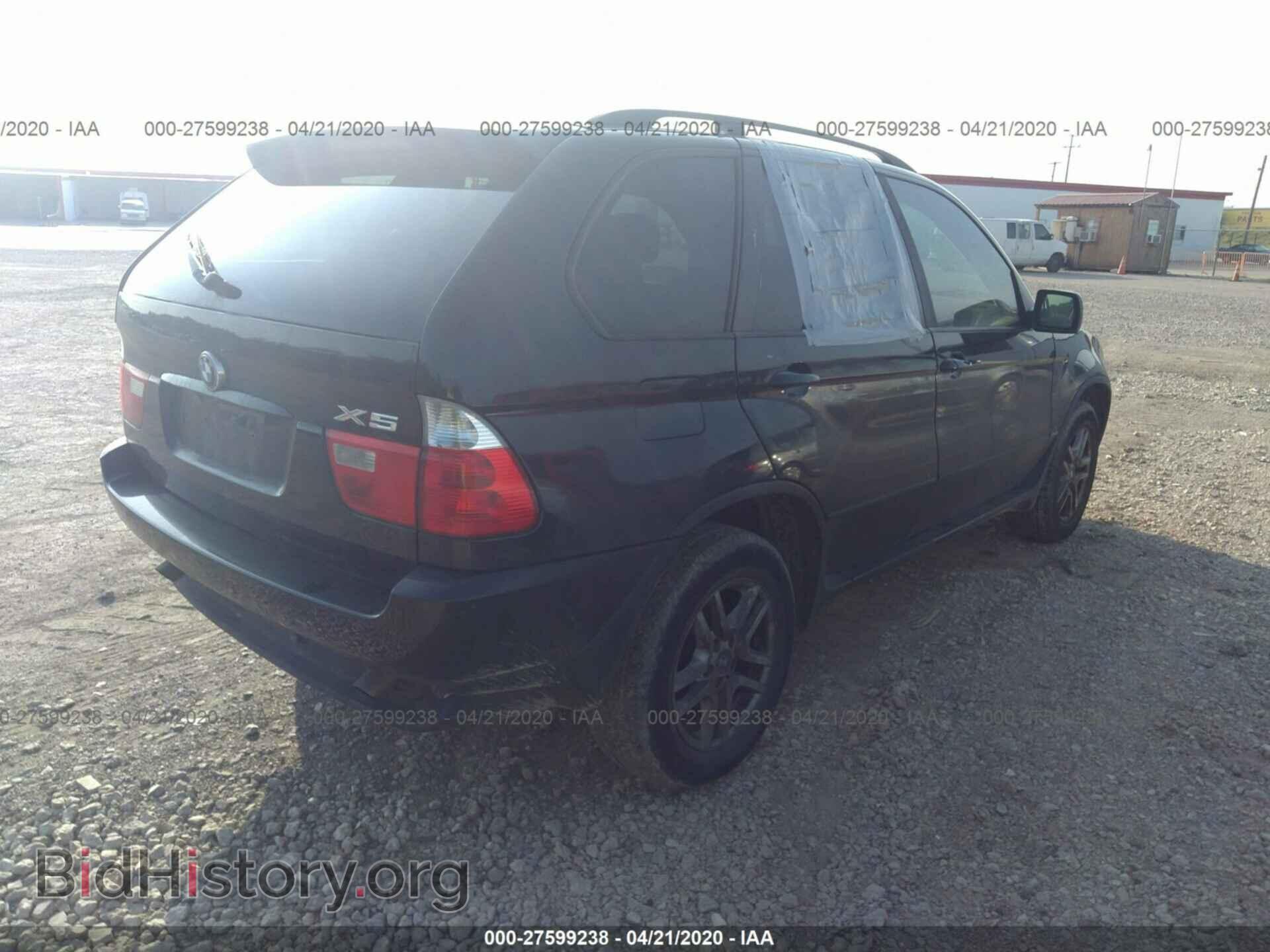 2005 BMW X5 - VIN: 5UXFA13525LU46613 - Фото 4