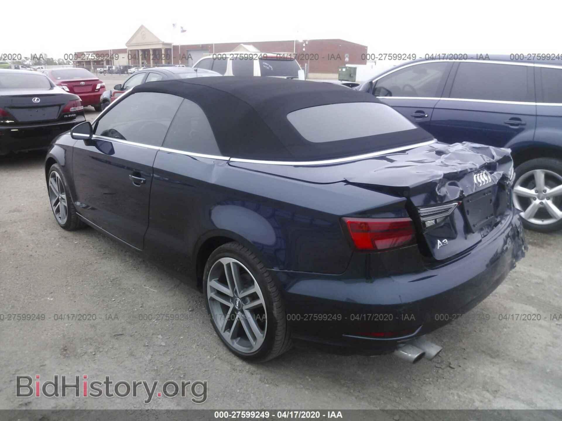 2017 AUDI A3 - VIN: WAU6ULFF7H1063935 - Фото 3