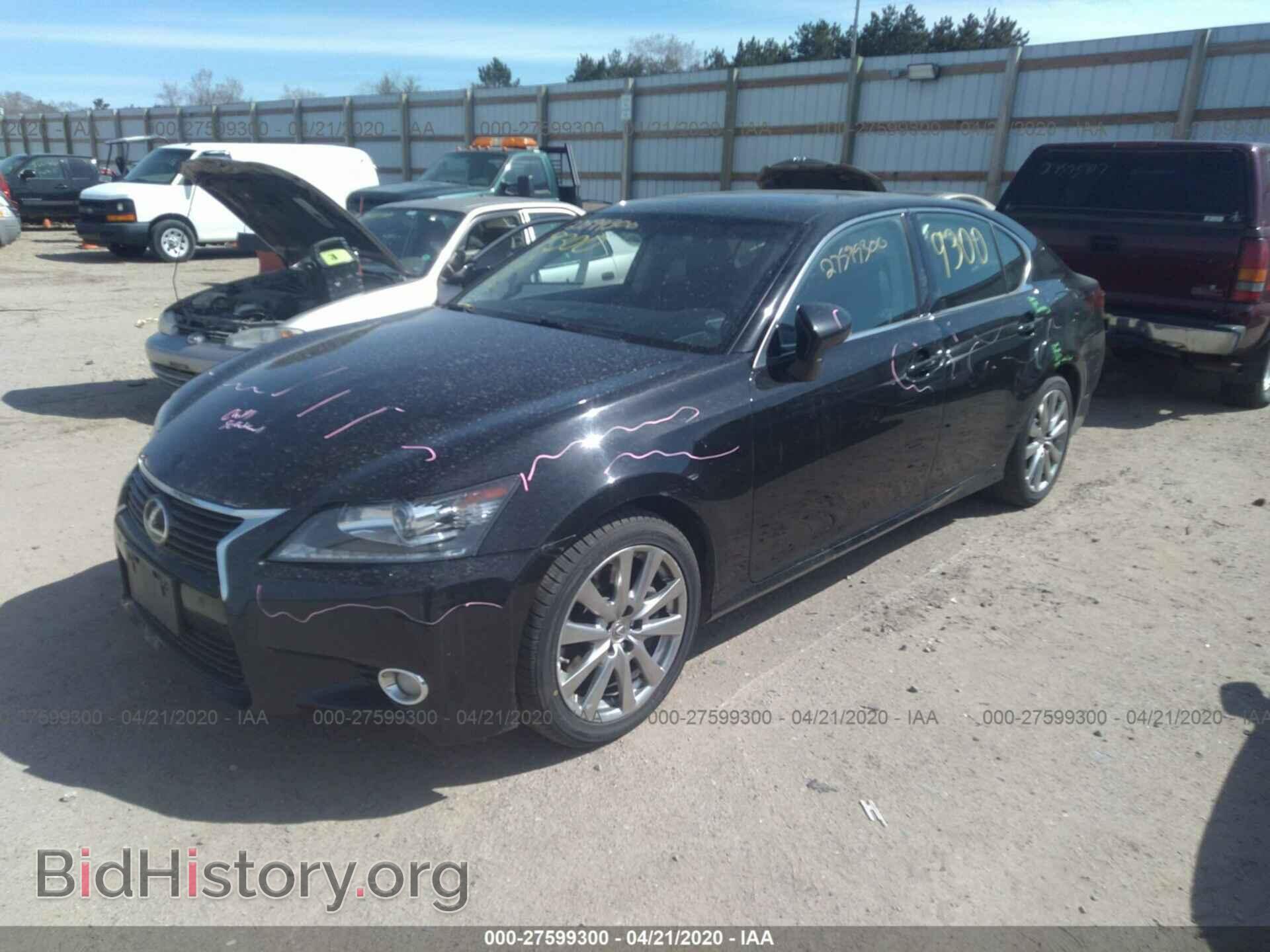 2013 LEXUS GS - VIN: JTHCE1BLXD5014782 - Фото 2