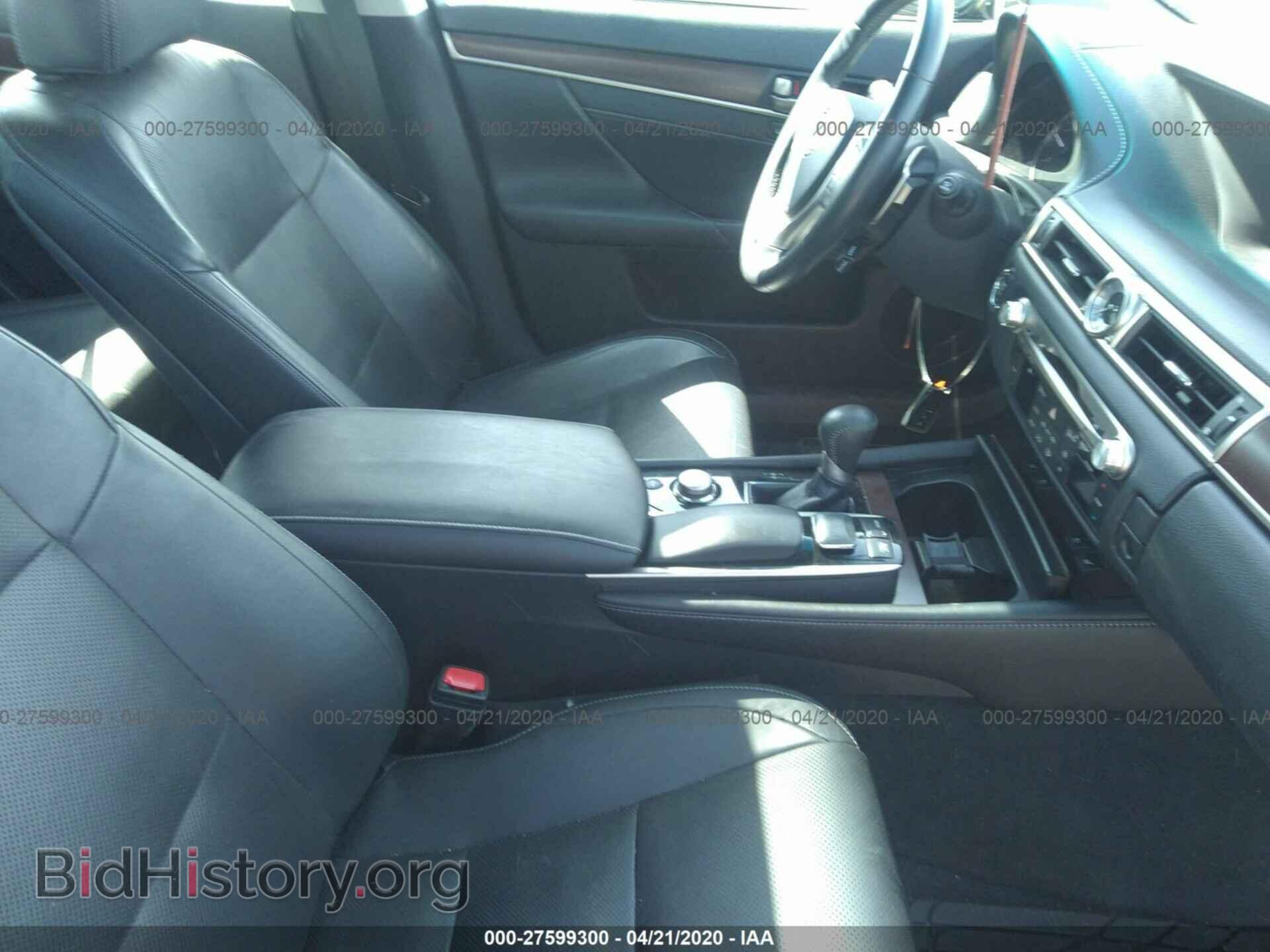 2013 LEXUS GS - VIN: JTHCE1BLXD5014782 - Фото 5